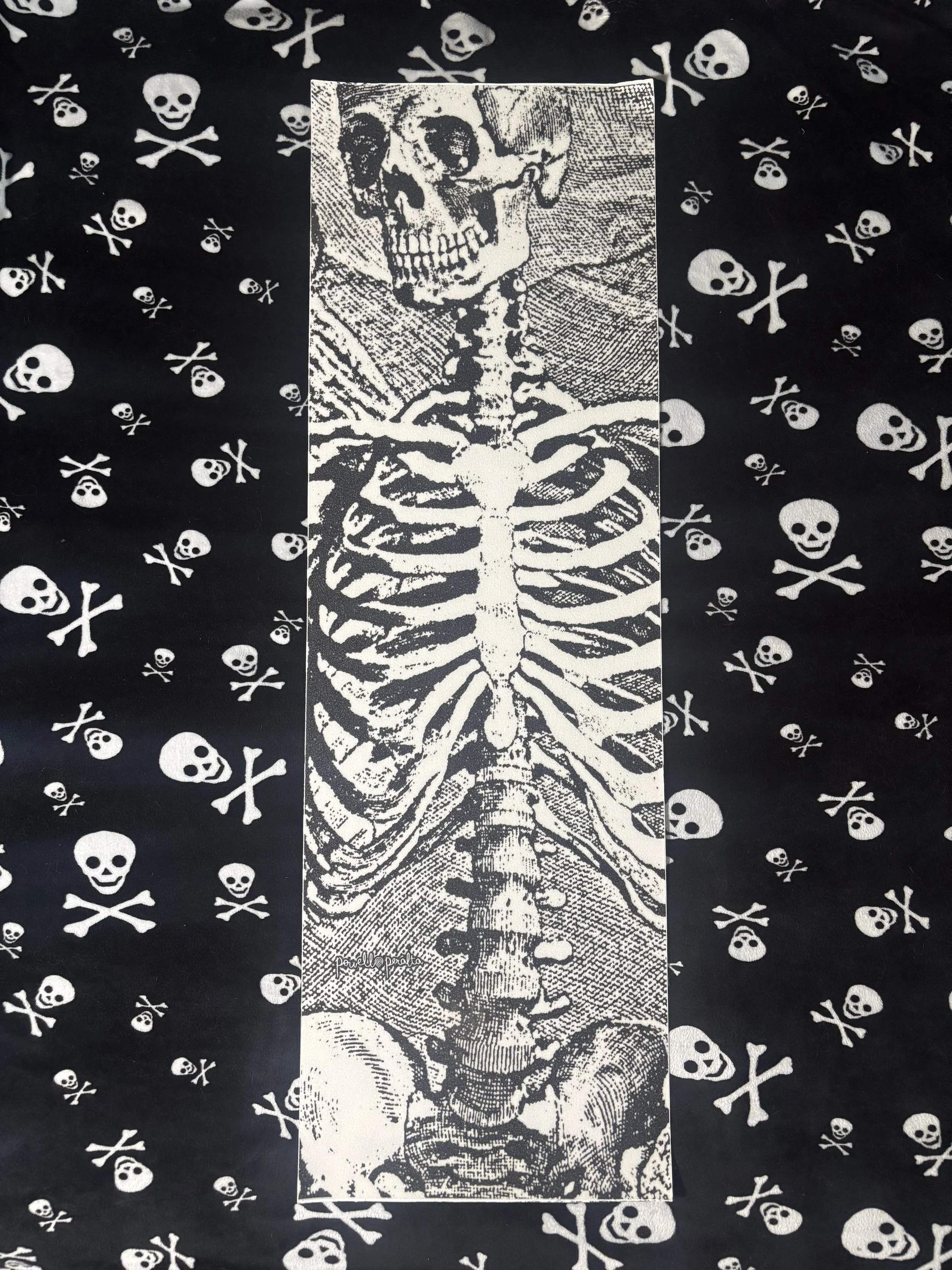 POWELL PERALTA~ SAS SKELETON CLEAR GRIP TAPE SHEET