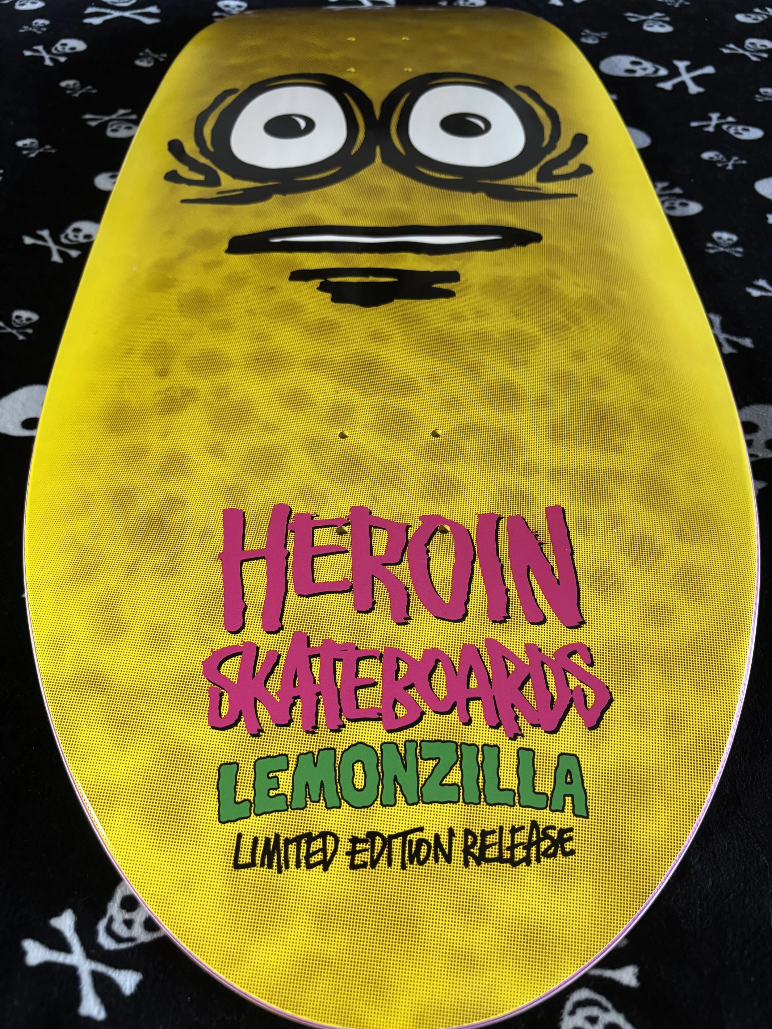 HEROIN~ 13.5" LEMONZILLA SKATEBOARD DECK