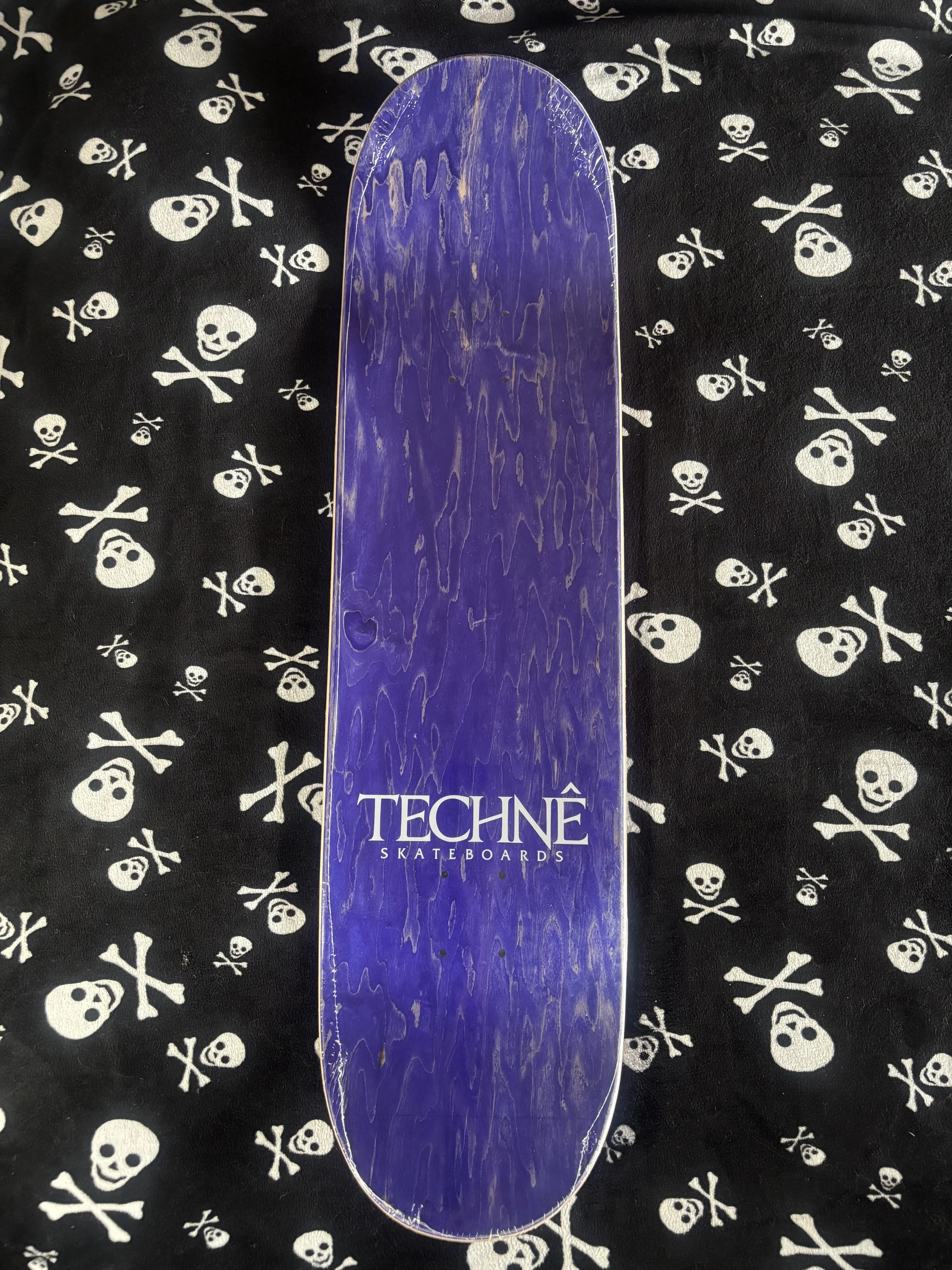 TECHNE~ CHUCK TREECE McRad COLLAB PURPLE SKATEBOARD DECK