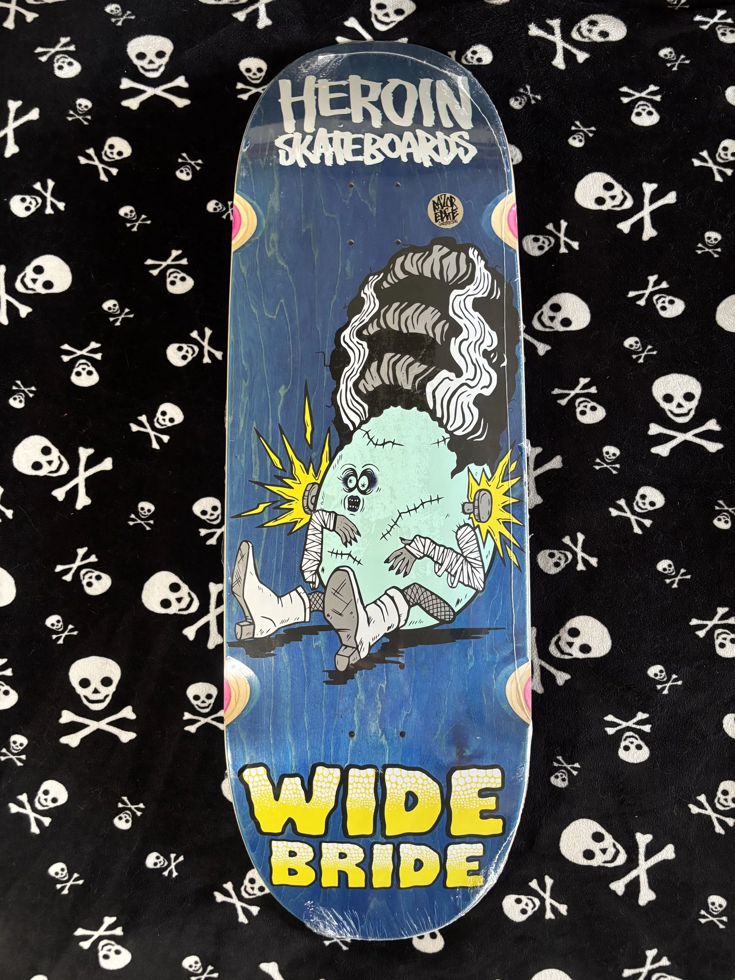 HEROIN~ WIDE BRIDE SKATEBOARD DECK