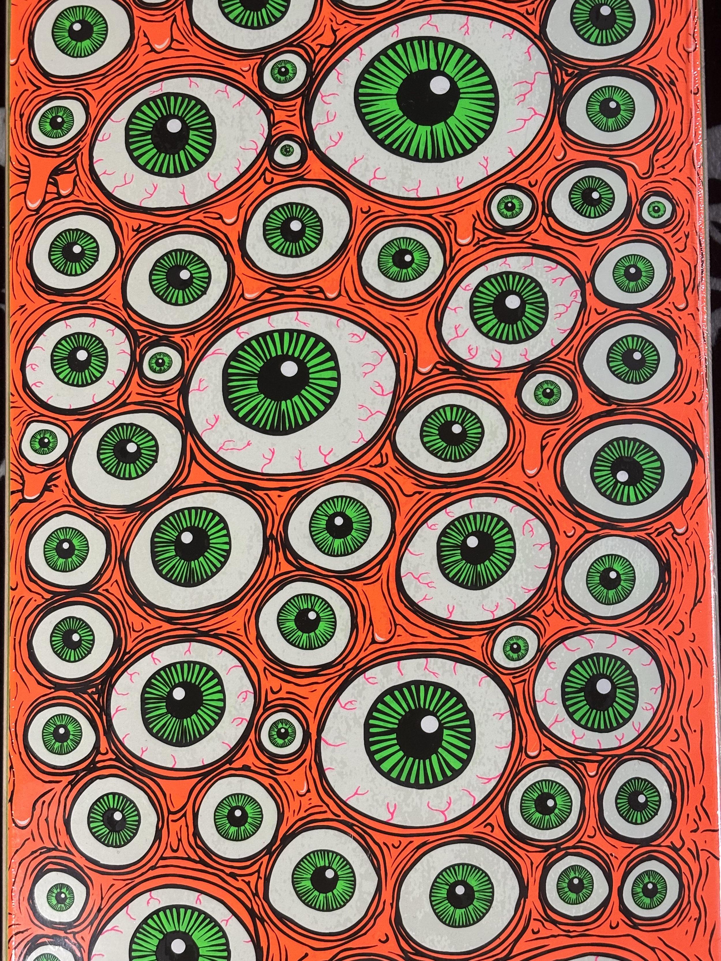 HEROIN~ AARON WILSON EYES SKATEBOARD DECK