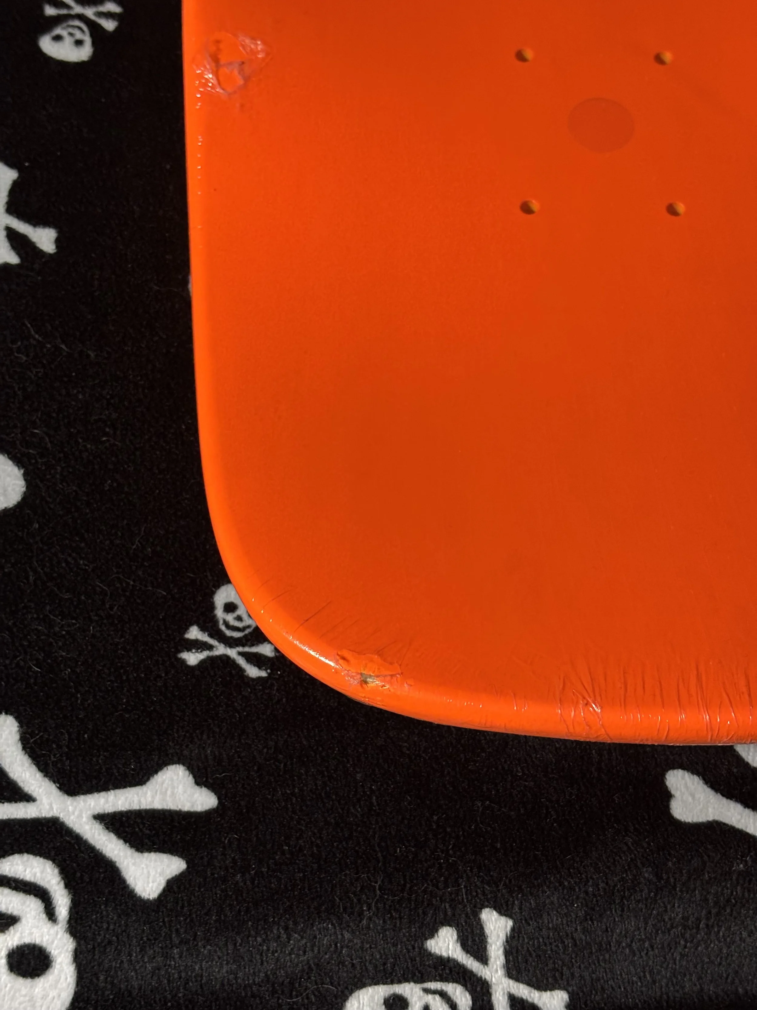 BLEMISHED DOGTOWN~ BIGGEST BOY ORANGE SKATEBOARD DECK