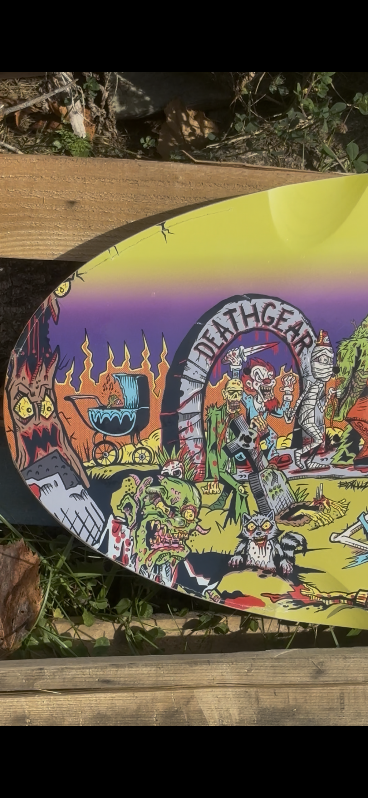 SIGNED~ DEATHGEAR SKATEBOARDS~ THERE GHOULS THE NEIGHBORHOOD  EXTREMELY LIMITED TO 25 WITH ONLY 10 SIGNED SKATEBOARD DECKS
