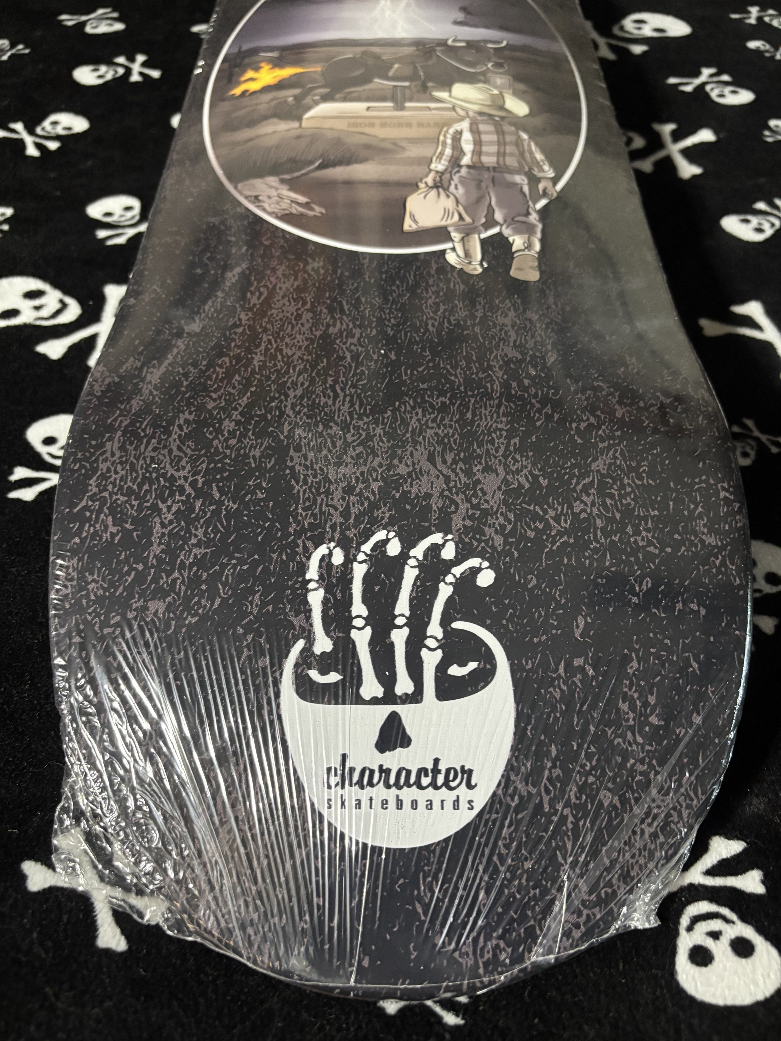 CHARACTER~ DUSTIN BLAUVELT "IRON-HORN-HANK" SKATEBOARD DECK