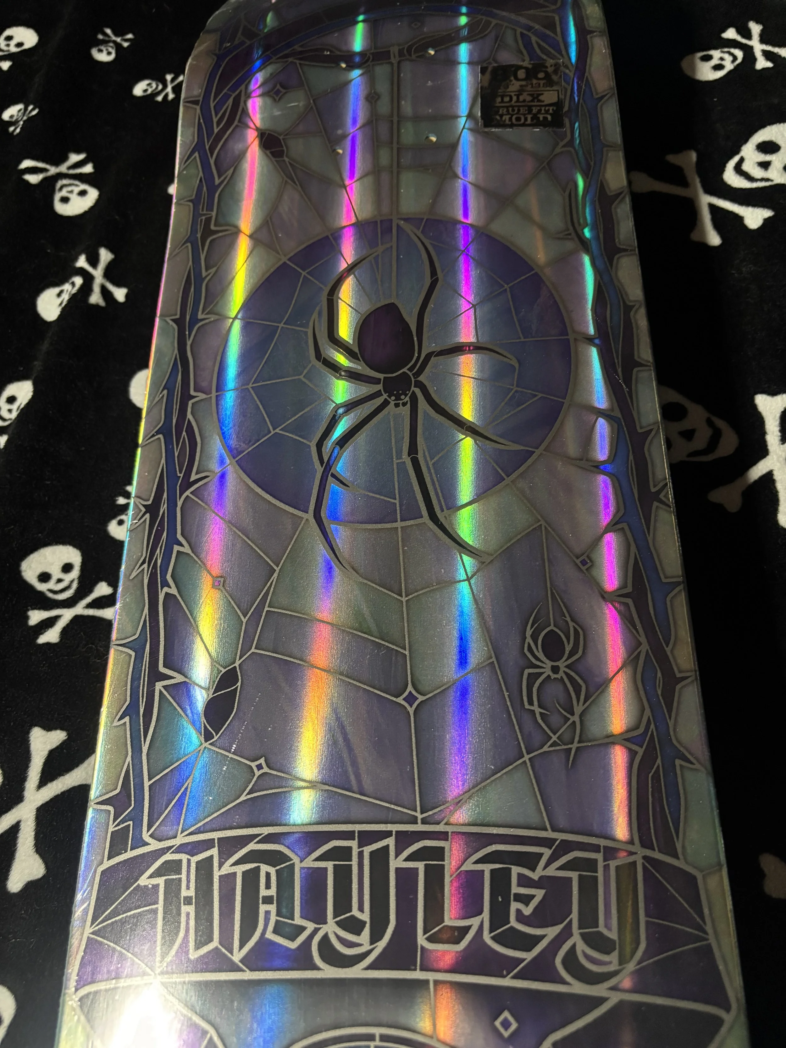 REAL~ WILSON RAINBOW HOLO CATHERDRAL SKATEBOARD DECK