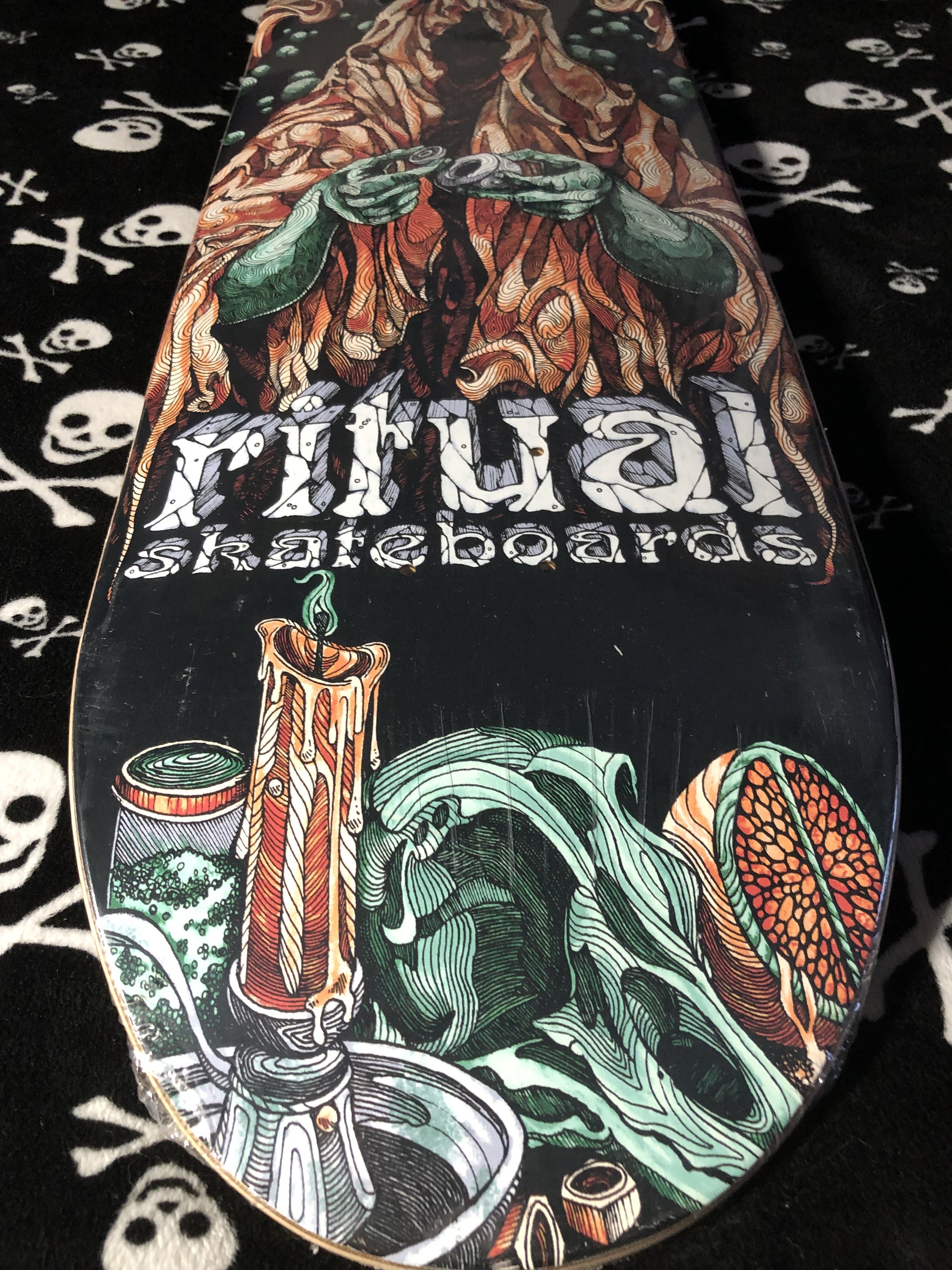 RITUAL~ LORD OF BEARING COPPER EGG SKATEBOARD DECK