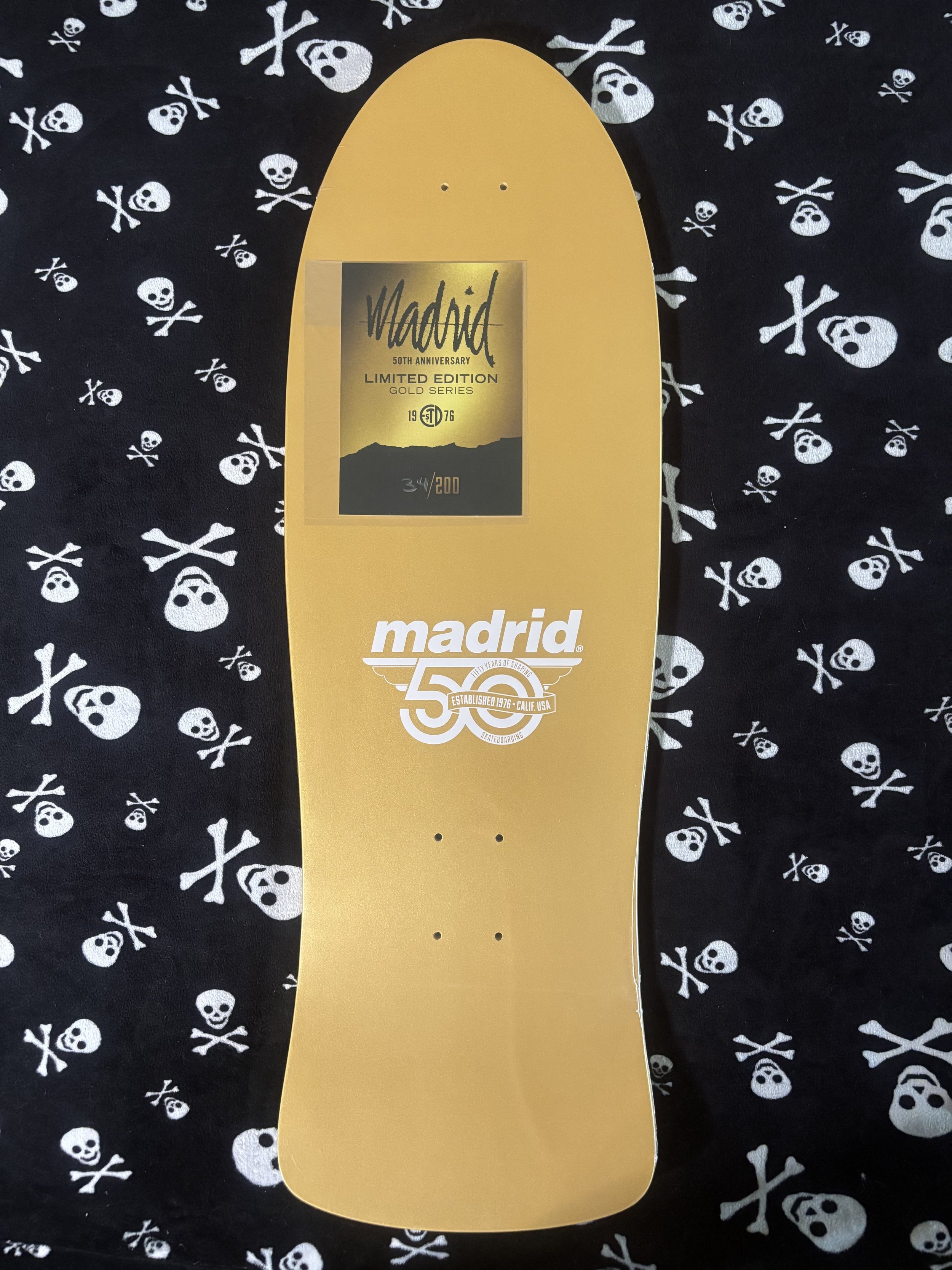 MADRID~  50tH ANNIVERSARY  MIKE SMITH SKATEBOARD DECK