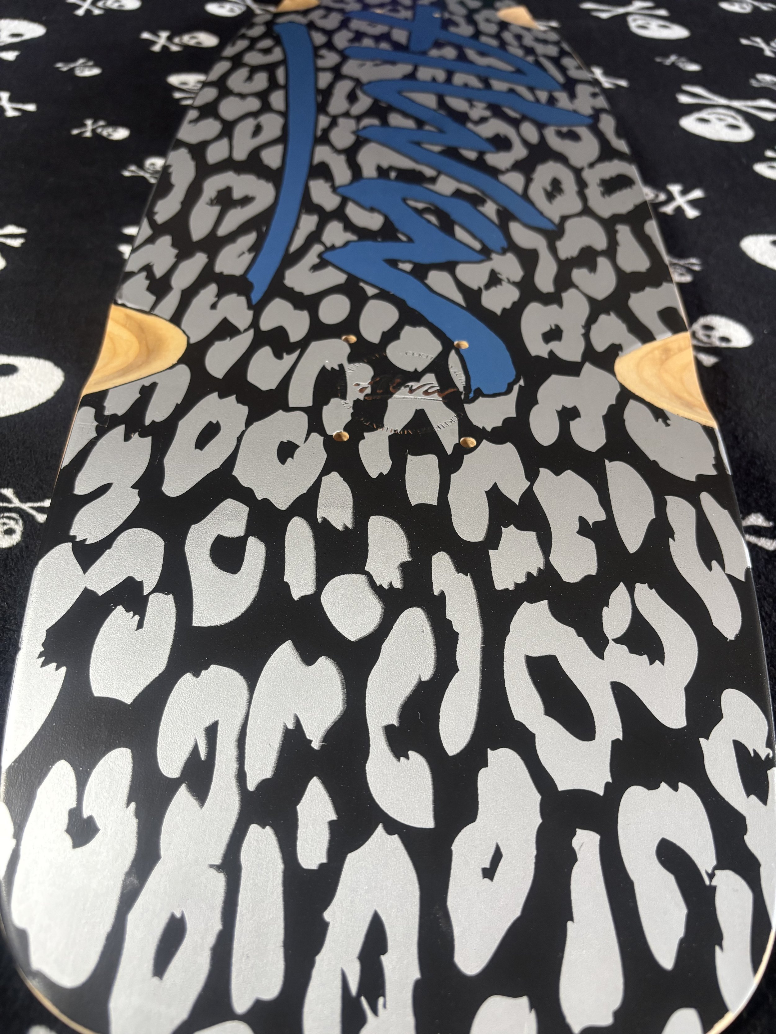 ALVA~ 1979 LEOPARD METALLIC BLUE SKATEBOARD DECK