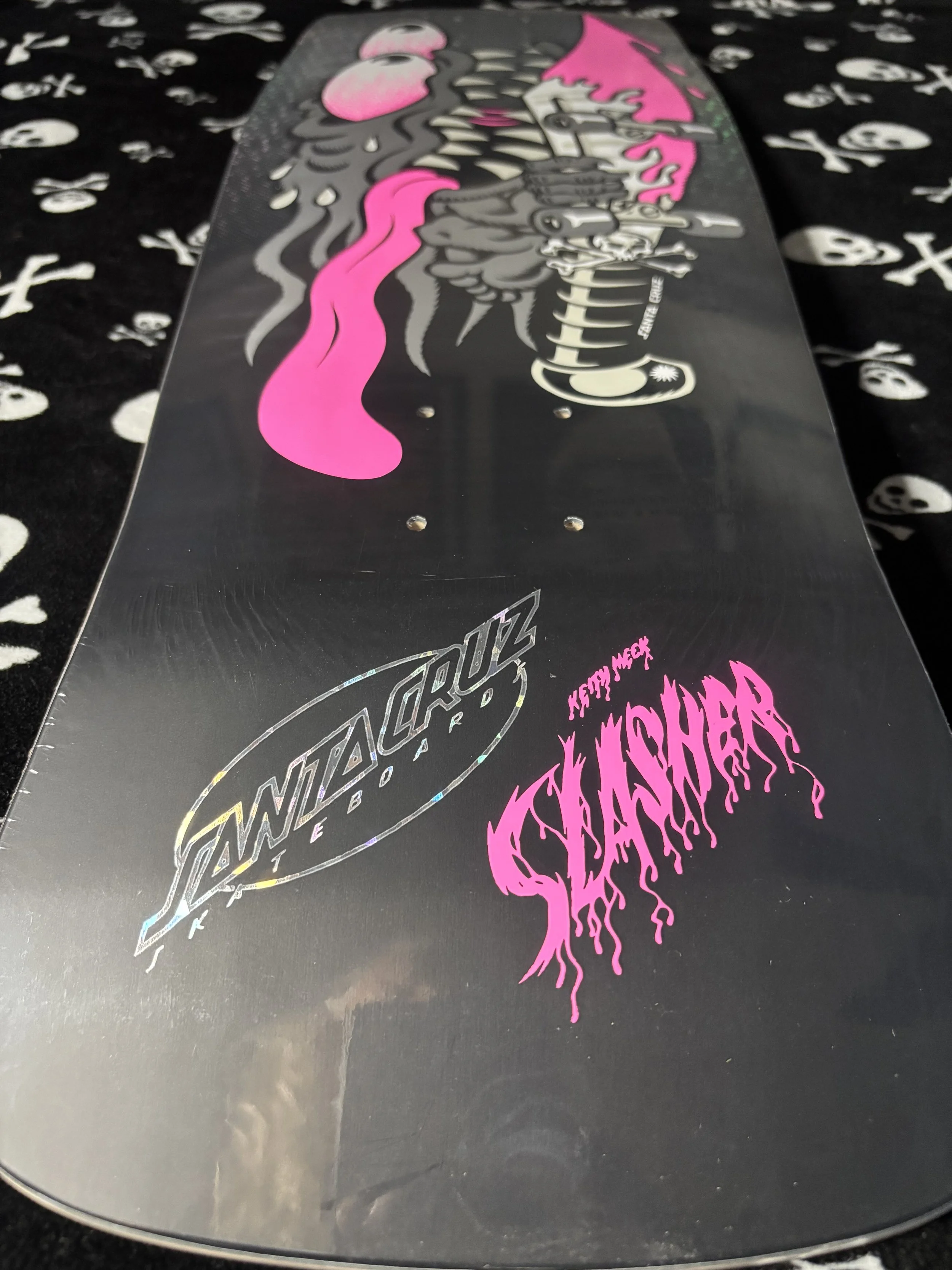 SANTA CRUZ~ MEEK SLASHER II REISSUE SKATEBOARD DECK