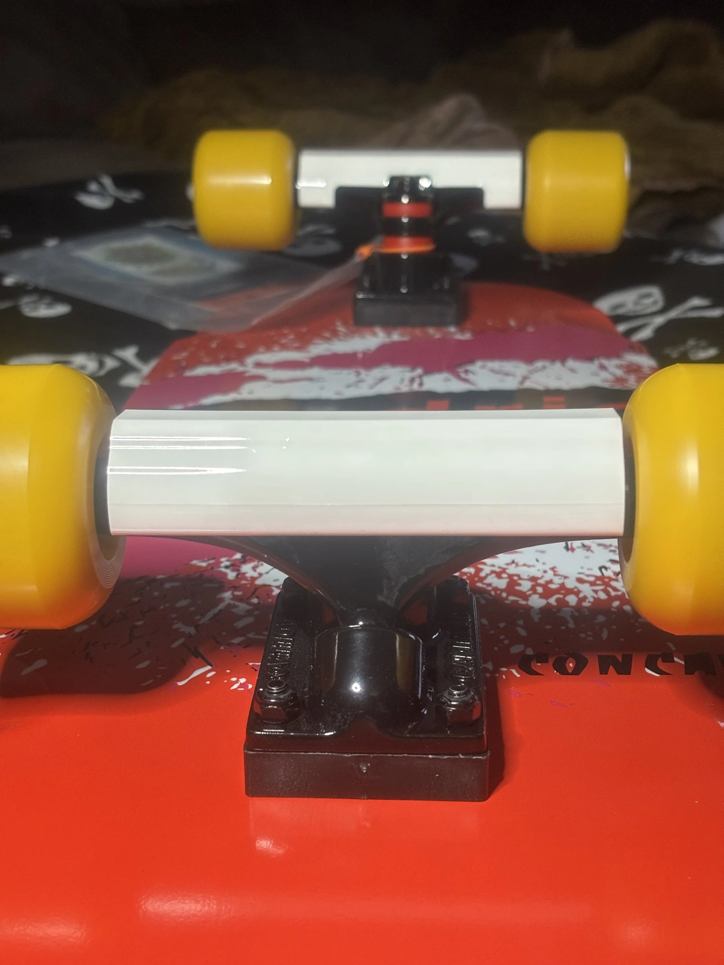 MADRID~ RETRO EXPLOSION RED SKATEBOARD DECK