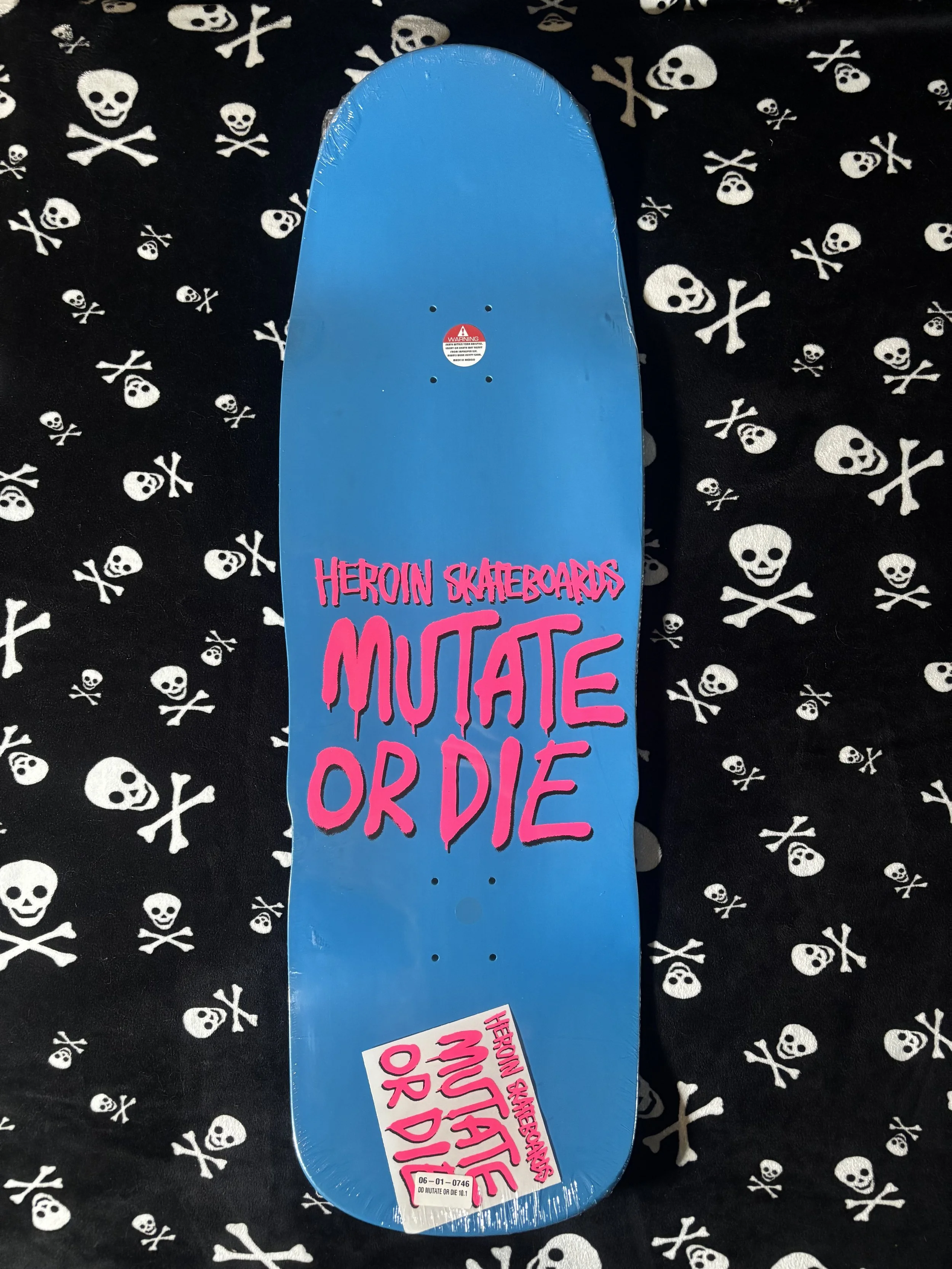 HEROIN~ DEAD DAVE MUTATE OR DIE SKATEBOARD DECK