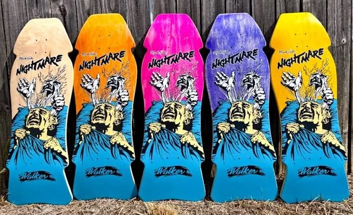 LAKE~ WALKER NIGHTMARE REISSUE SKATEBOARD DECK