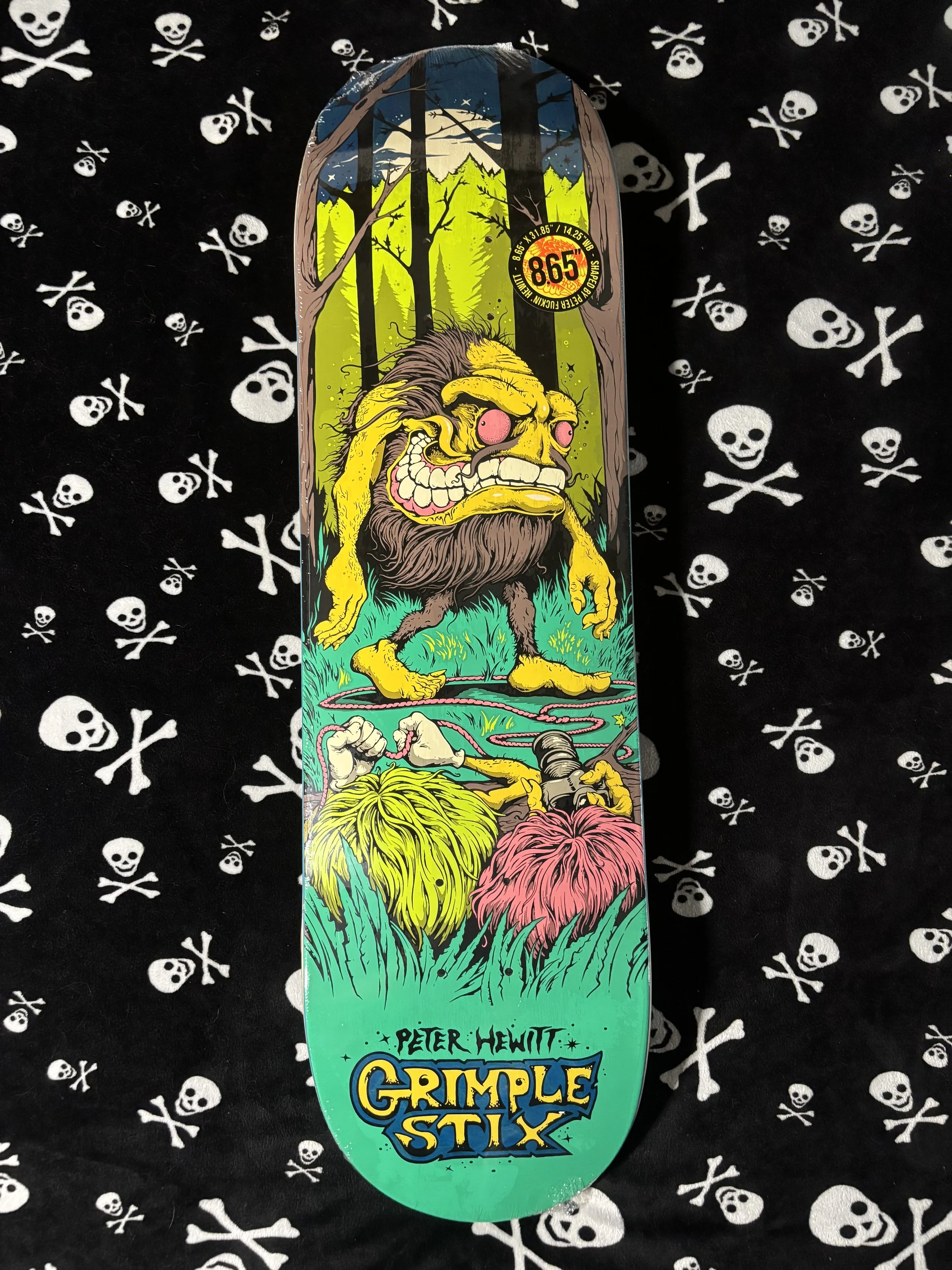 ANTI HERO~ HEWITT GRIMPLESTIX GRYPTIDS SKATEBOARD DECK