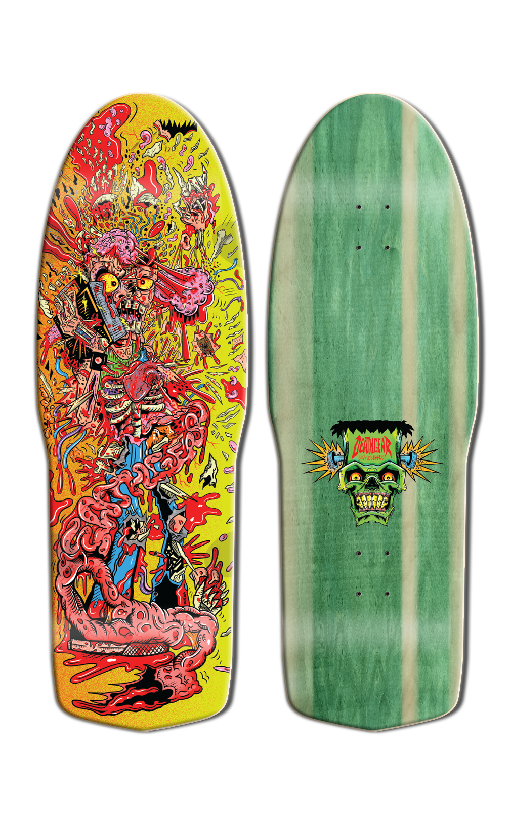 DEATHGEAR SKATEBOARDS~  GHETTOBLASTER SKATEBOARD DECK LIMITED TO 25