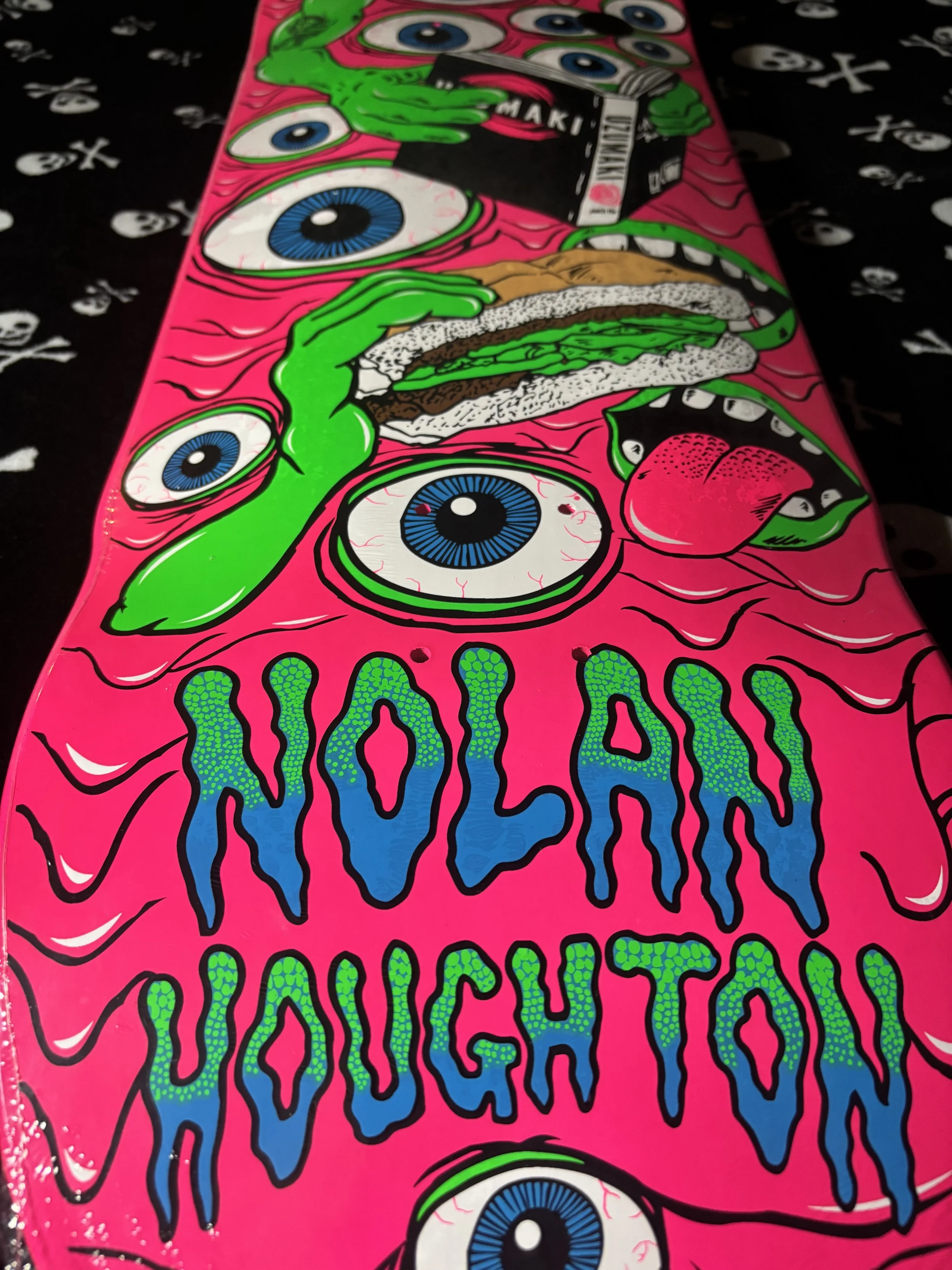 HEROIN~ NOLAN HOUGHTON MUTATE OR DIE SKATEBOARD DECK