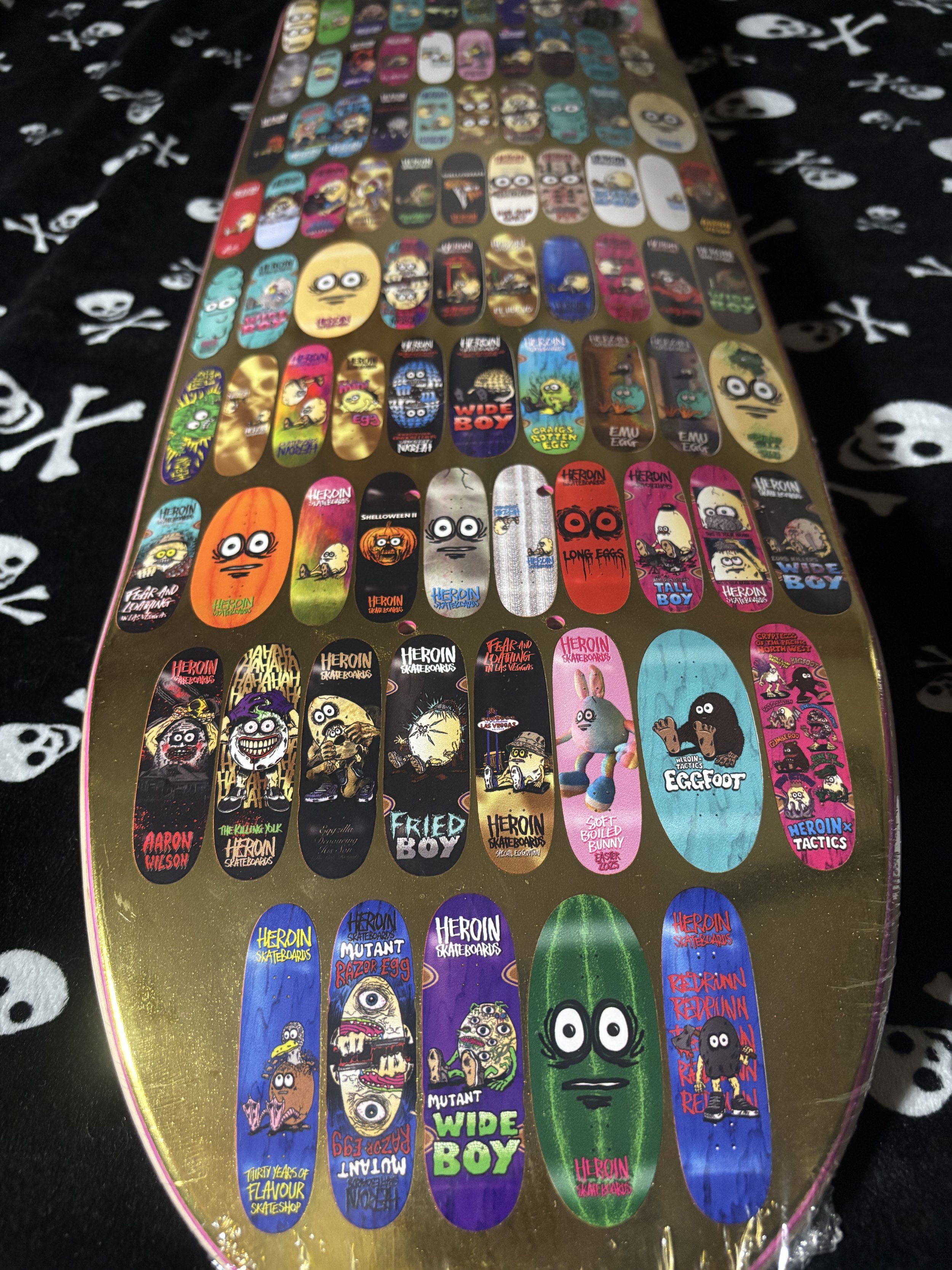 HEROIN~ 100th EGG SKATEBOARD DECK