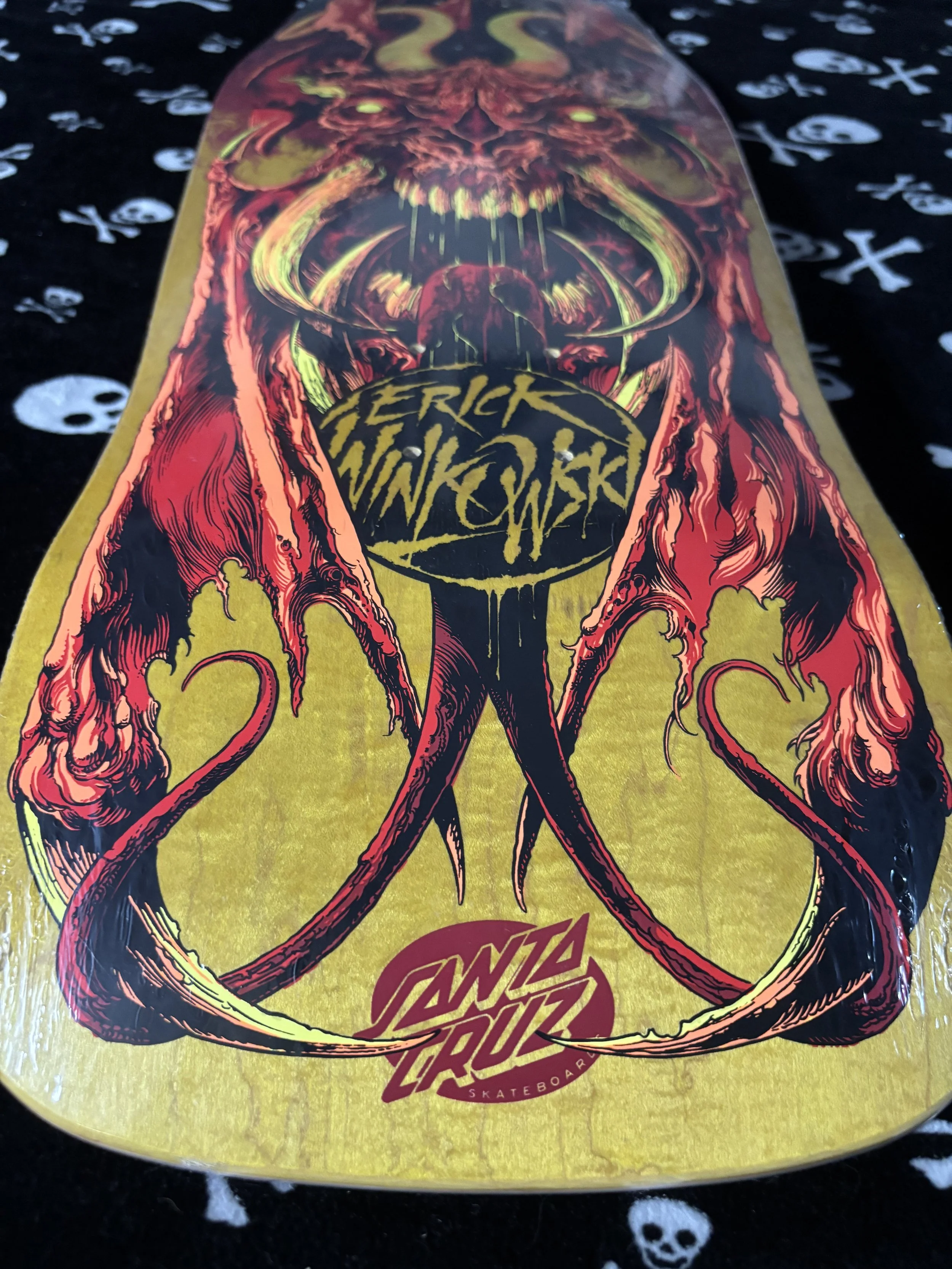 SANTA CRUZ~ WINKOWSKI PRIMEVAL PRO SHAPED SKATEBOARD DECK