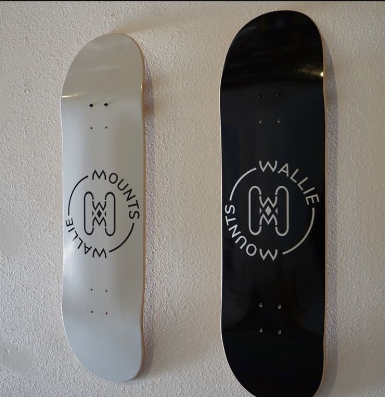 WALLIE MOUNTS~ AESTHETIC SKATEBOARD DISPLAY MOUNT