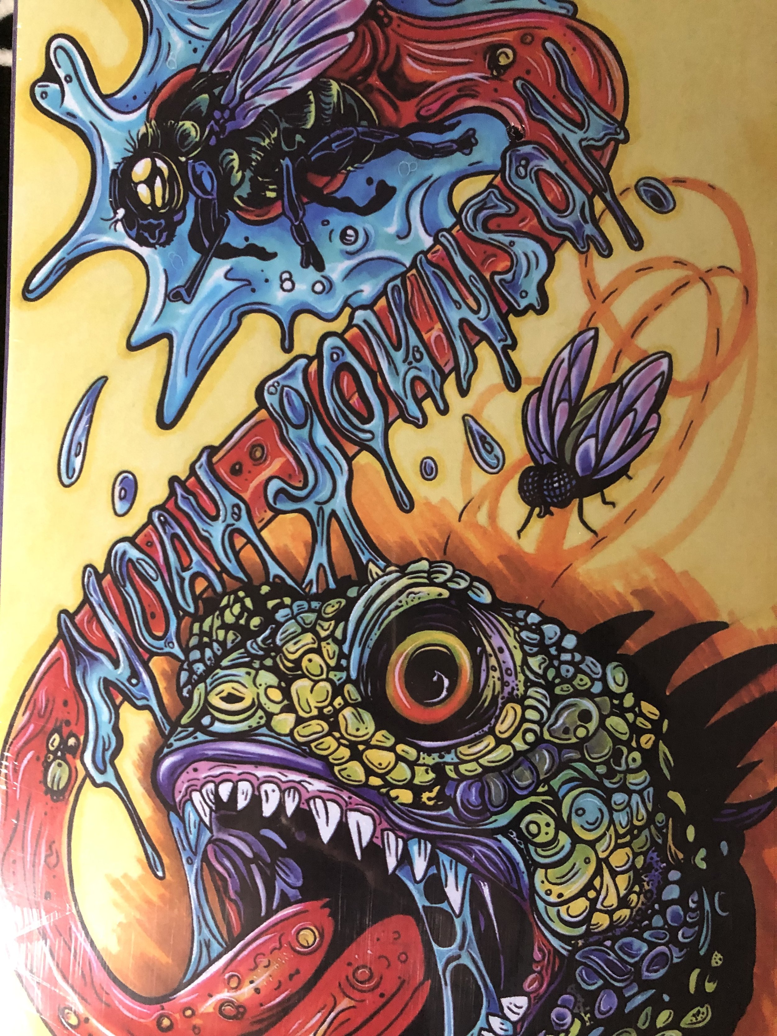BRAND-X-TOXIC~ NOAH 'CRUSTMASTER' JOHNSON PRO MODEL POP SKATEBOARD DECK