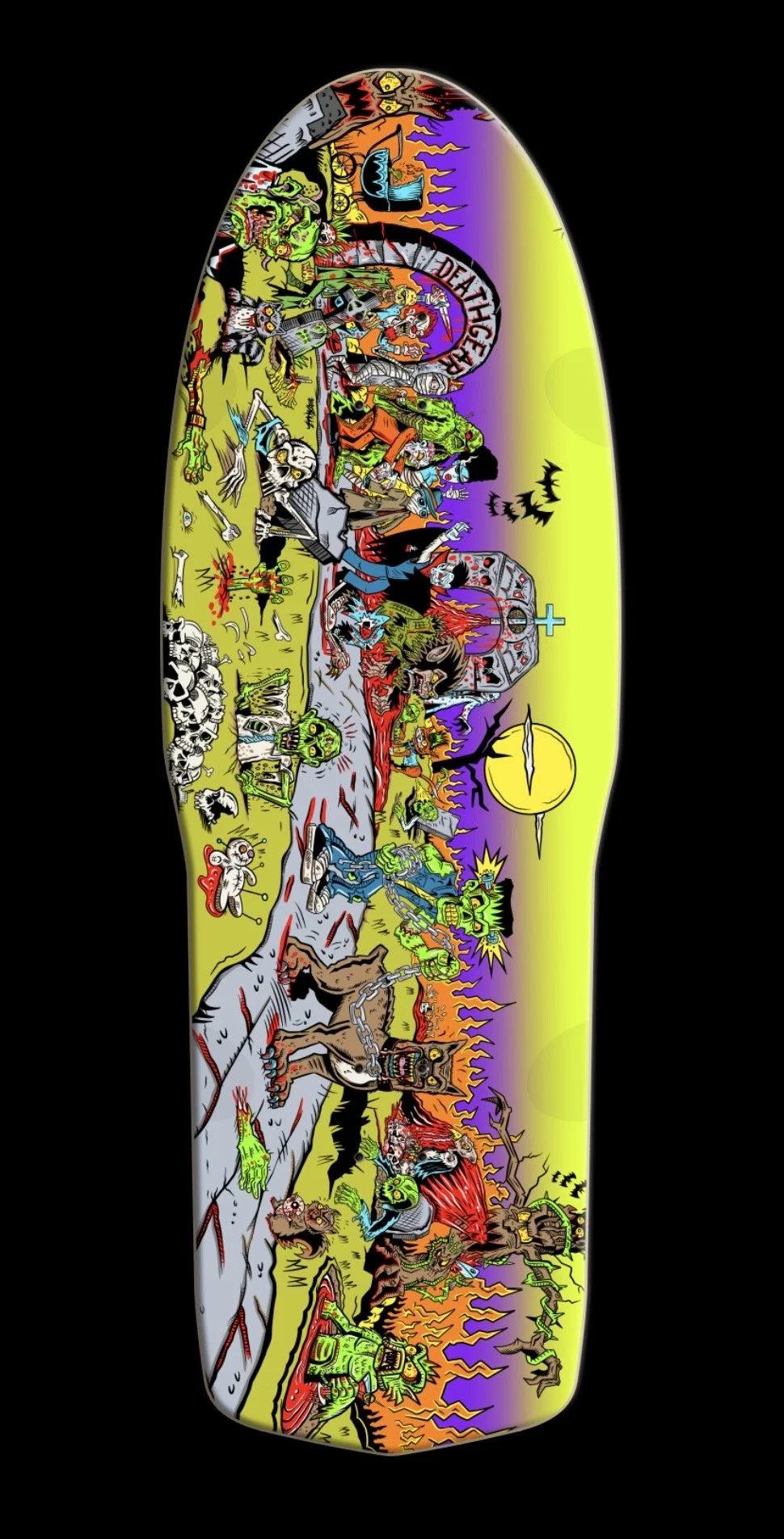 DEATHGEAR SKATEBOARDS~ “THERE GHOULS THE NEIGHBORHOOD”  EXTREMELY LIMITED TO 25  SKATEBOARD DECKS
