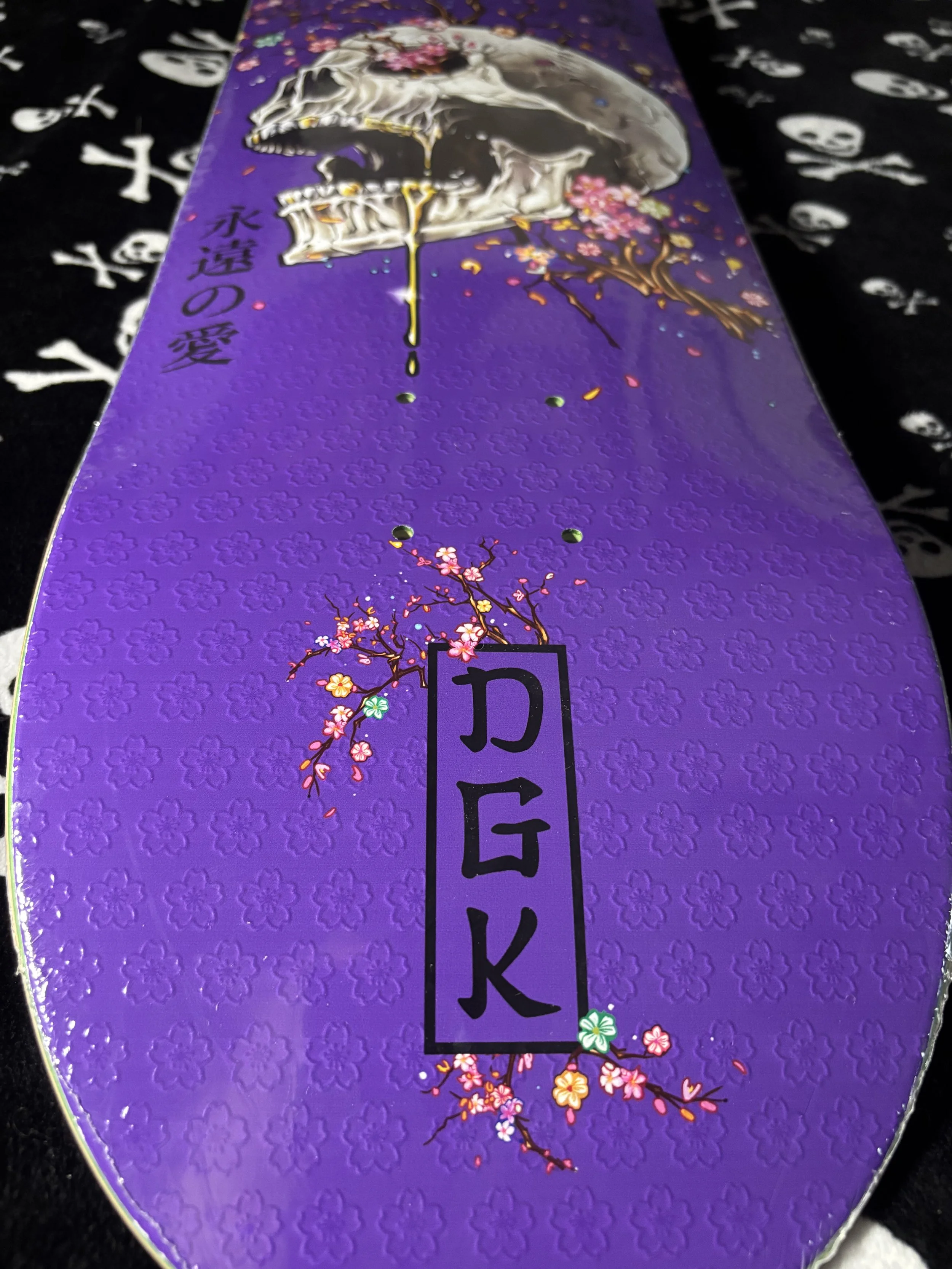 DGK~ ANCESTRY PURPLE EMBOSSED SKATEBOARD DECK 