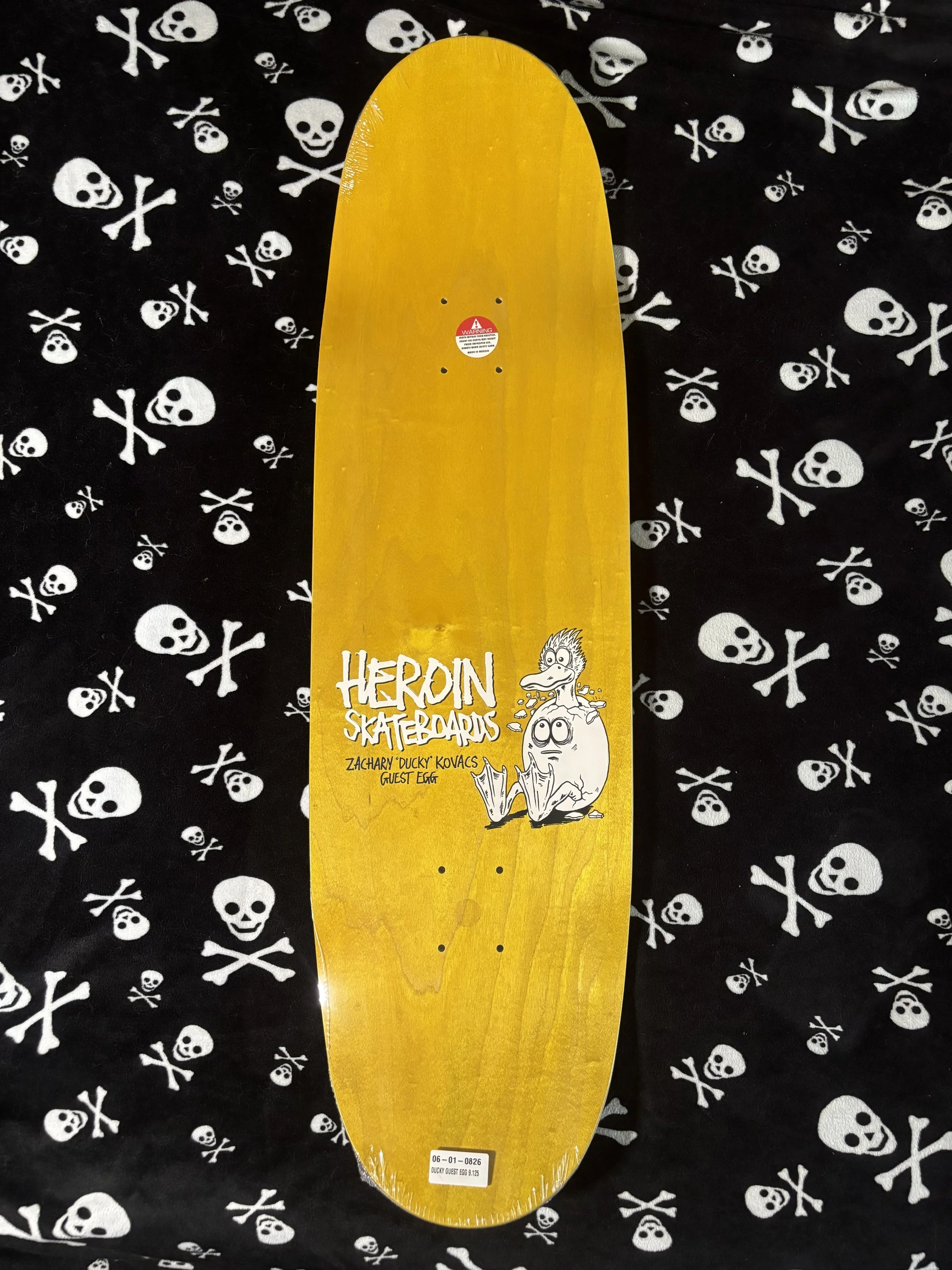 HEROIN~ ZACHARY "DUCKY" KOVACS GUEST MODEL SKATEBOARD DECK