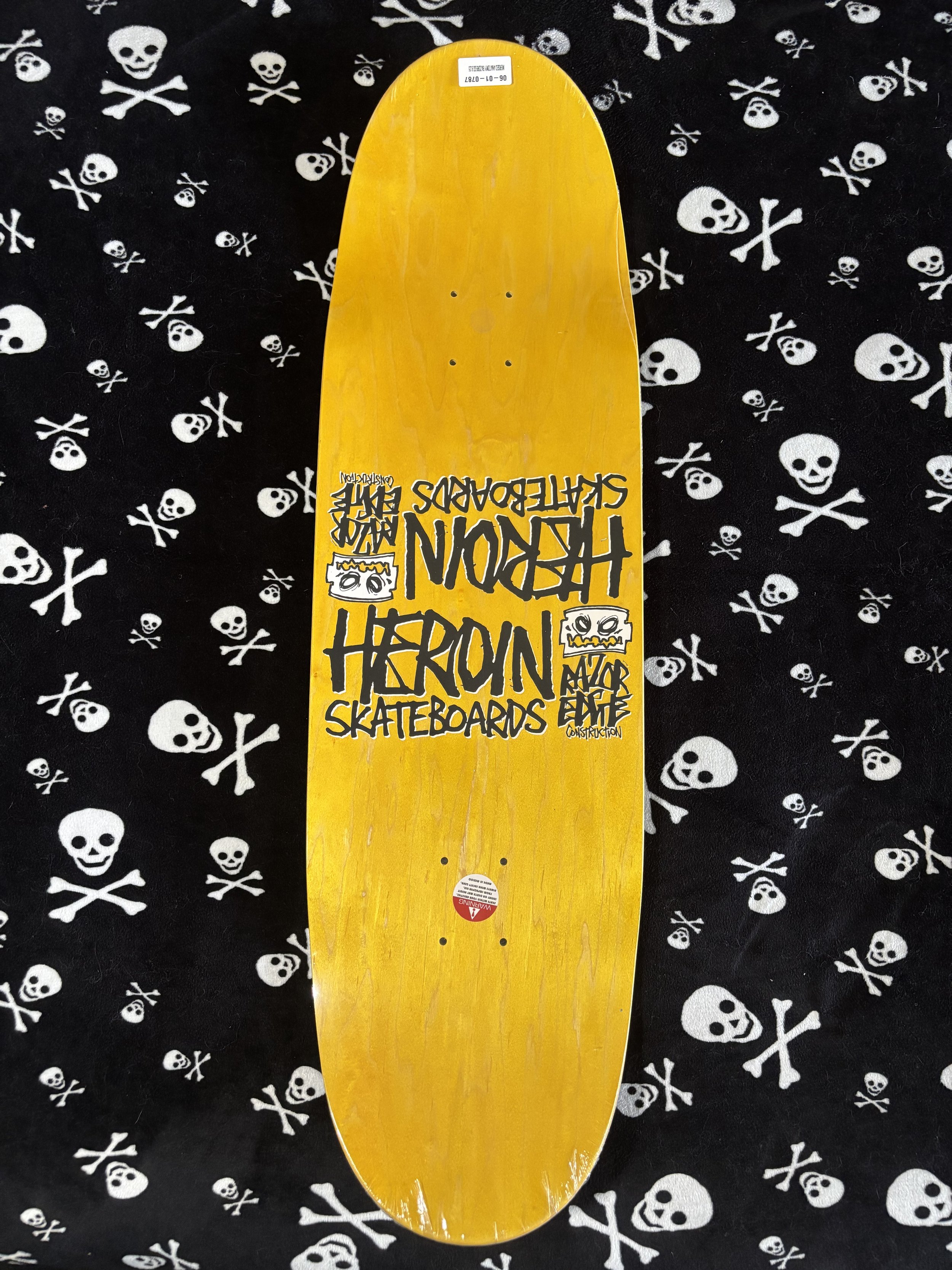 HEROIN~ MERGED ANATOMY RAZOR-EGG SKATEBOARD DECK
