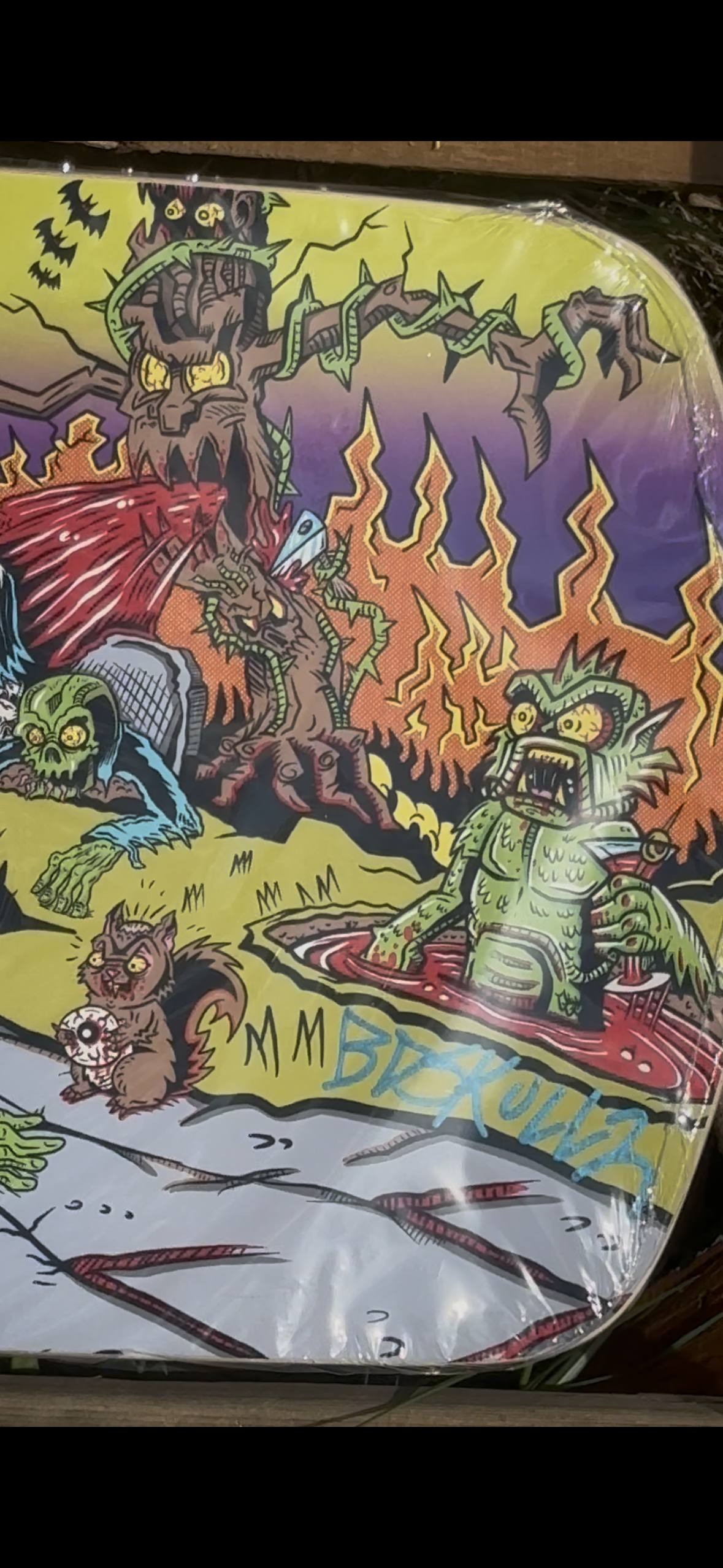 SIGNED~ DEATHGEAR SKATEBOARDS~ THERE GHOULS THE NEIGHBORHOOD  EXTREMELY LIMITED TO 25 WITH ONLY 10 SIGNED SKATEBOARD DECKS