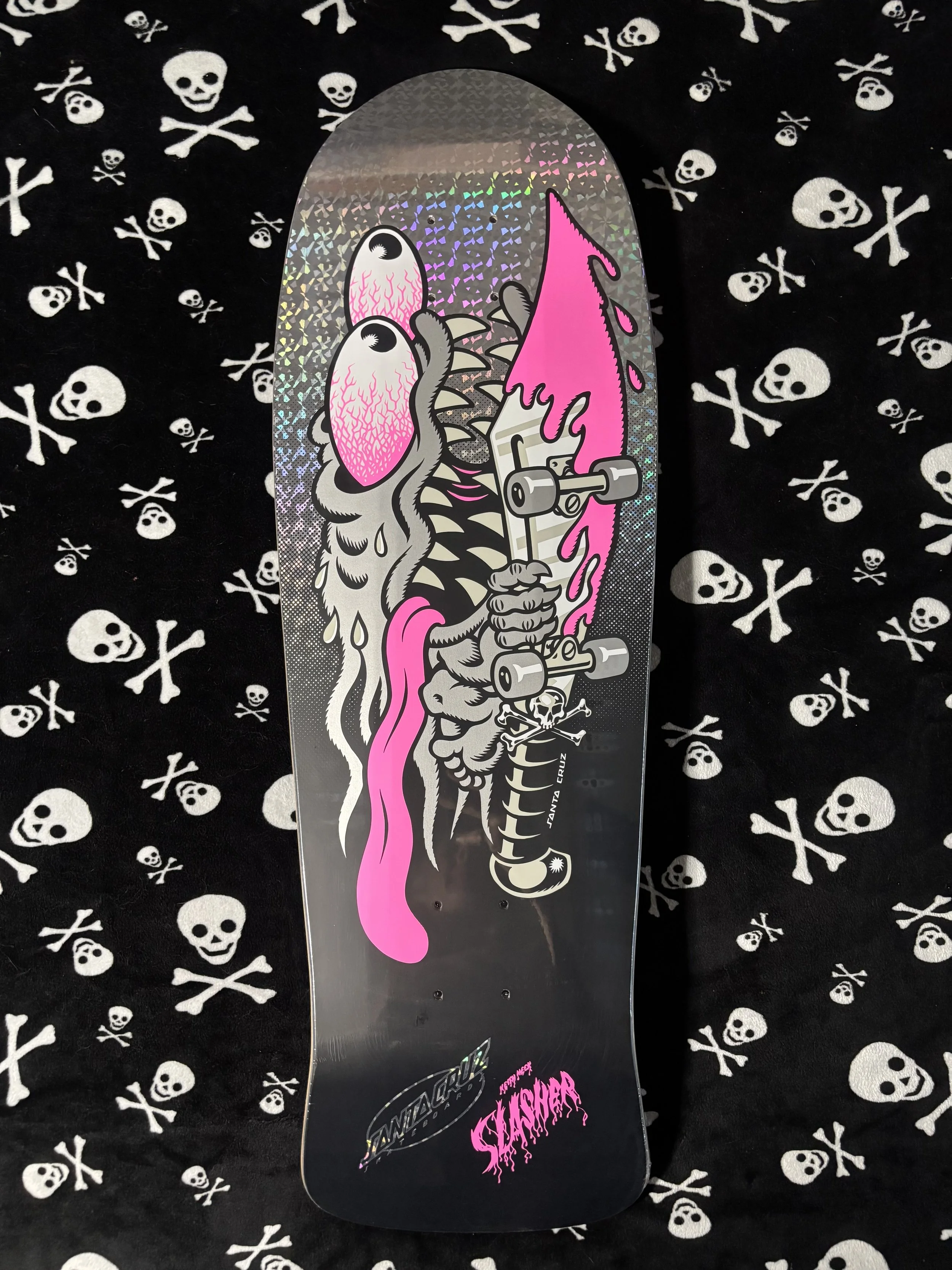 SANTA CRUZ~ MEEK SLASHER II REISSUE SKATEBOARD DECK