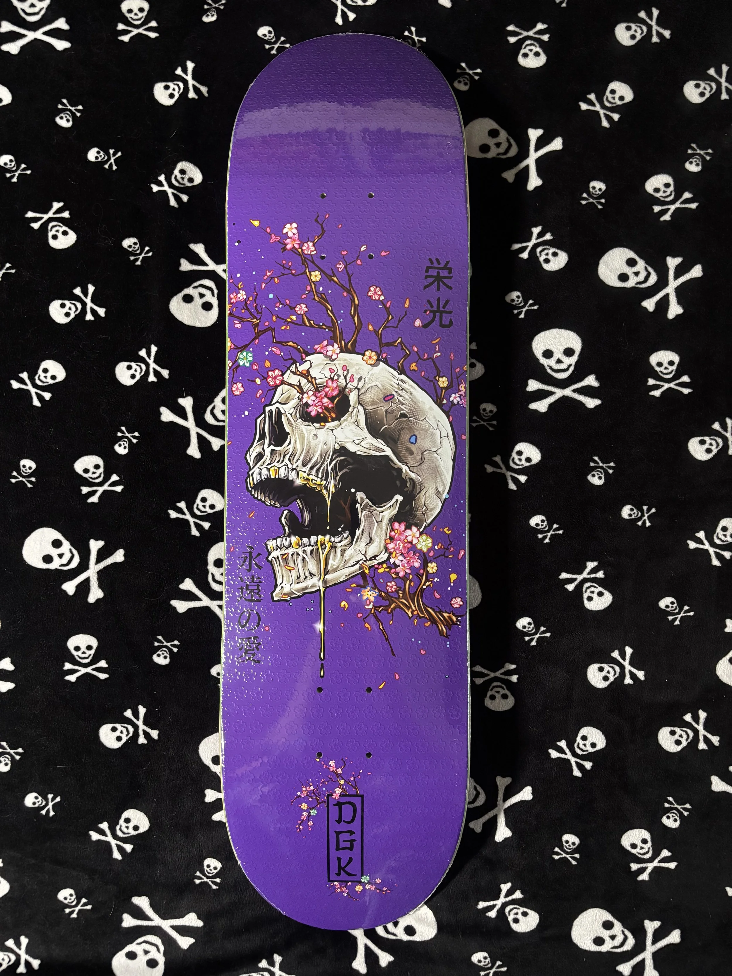 DGK~ ANCESTRY PURPLE EMBOSSED SKATEBOARD DECK 
