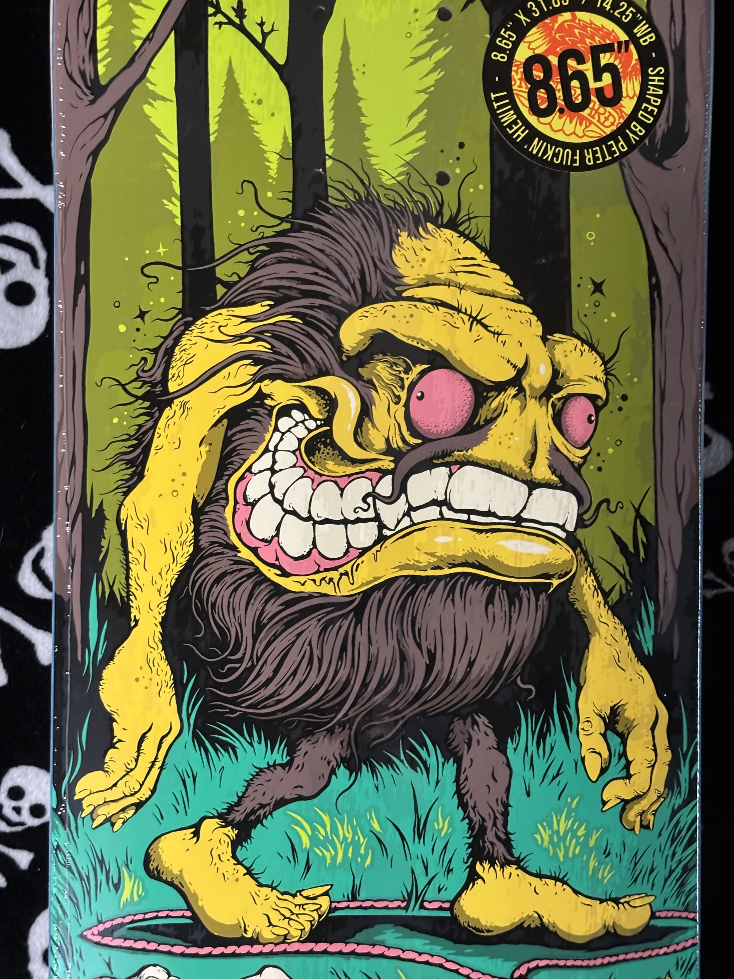 ANTI HERO~ HEWITT GRIMPLESTIX GRYPTIDS SKATEBOARD DECK