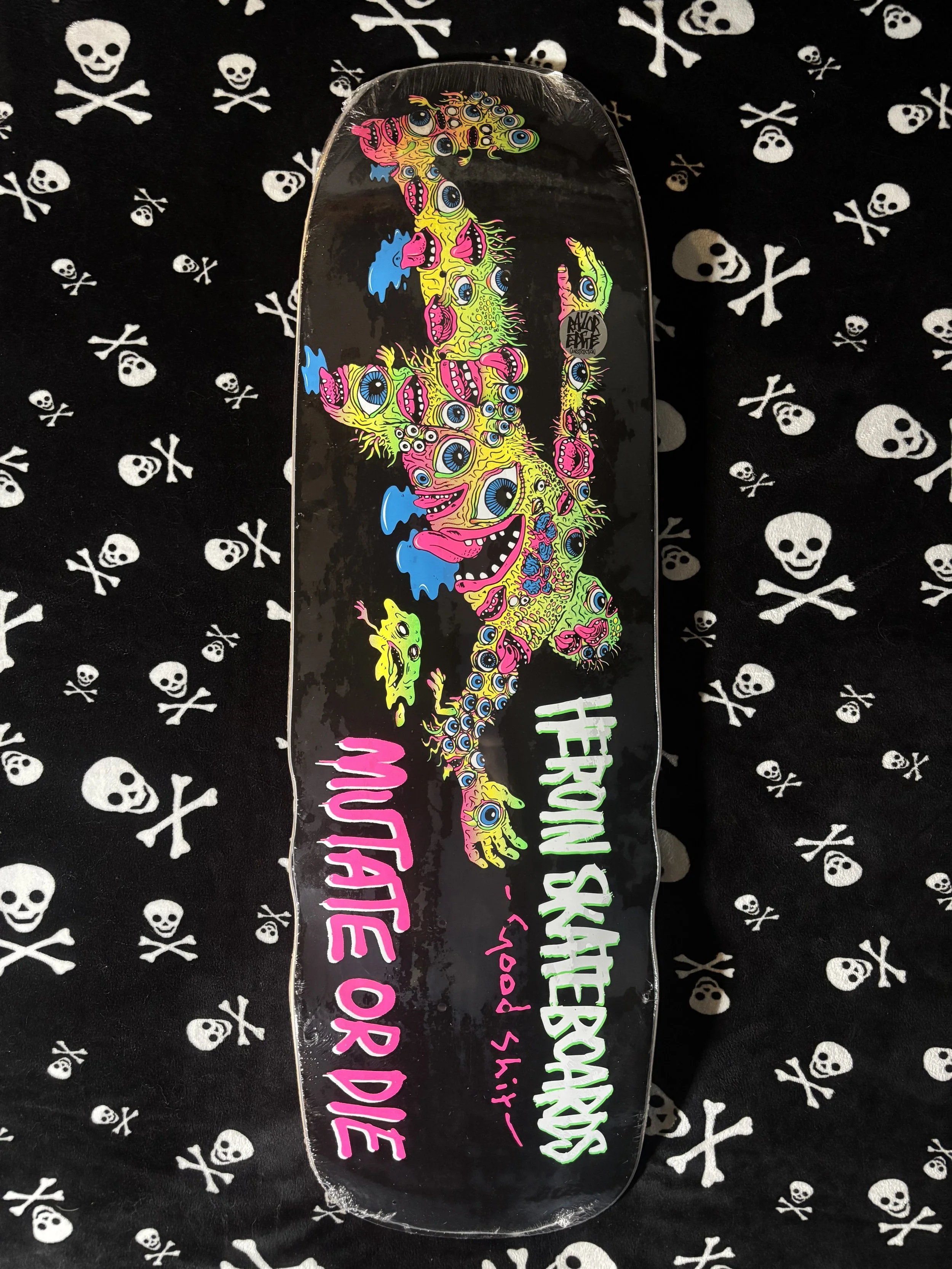 HEROIN~ GOOD SHIT MUTATED SKATEBOARD DECK