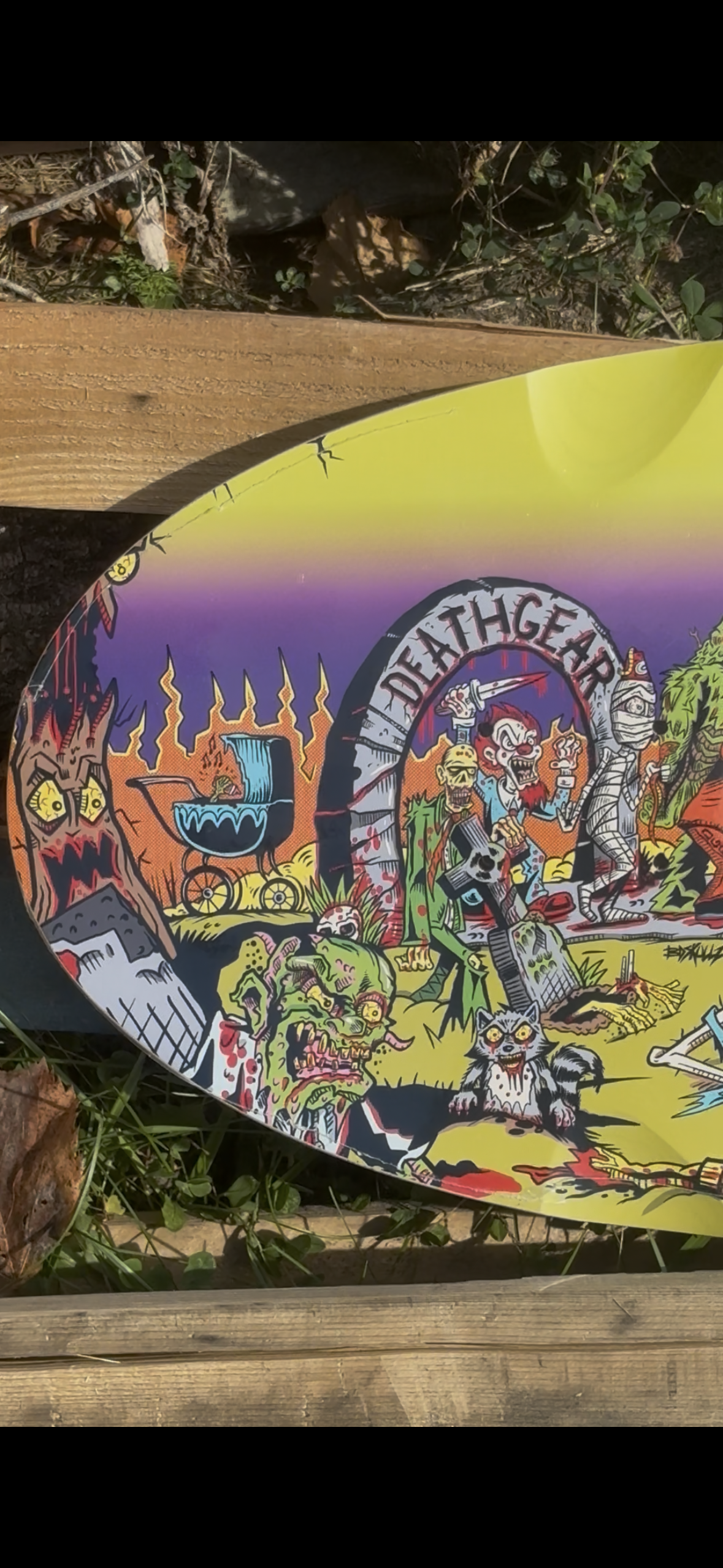 DEATHGEAR SKATEBOARDS~ “THERE GHOULS THE NEIGHBORHOOD”  EXTREMELY LIMITED TO 25  SKATEBOARD DECKS