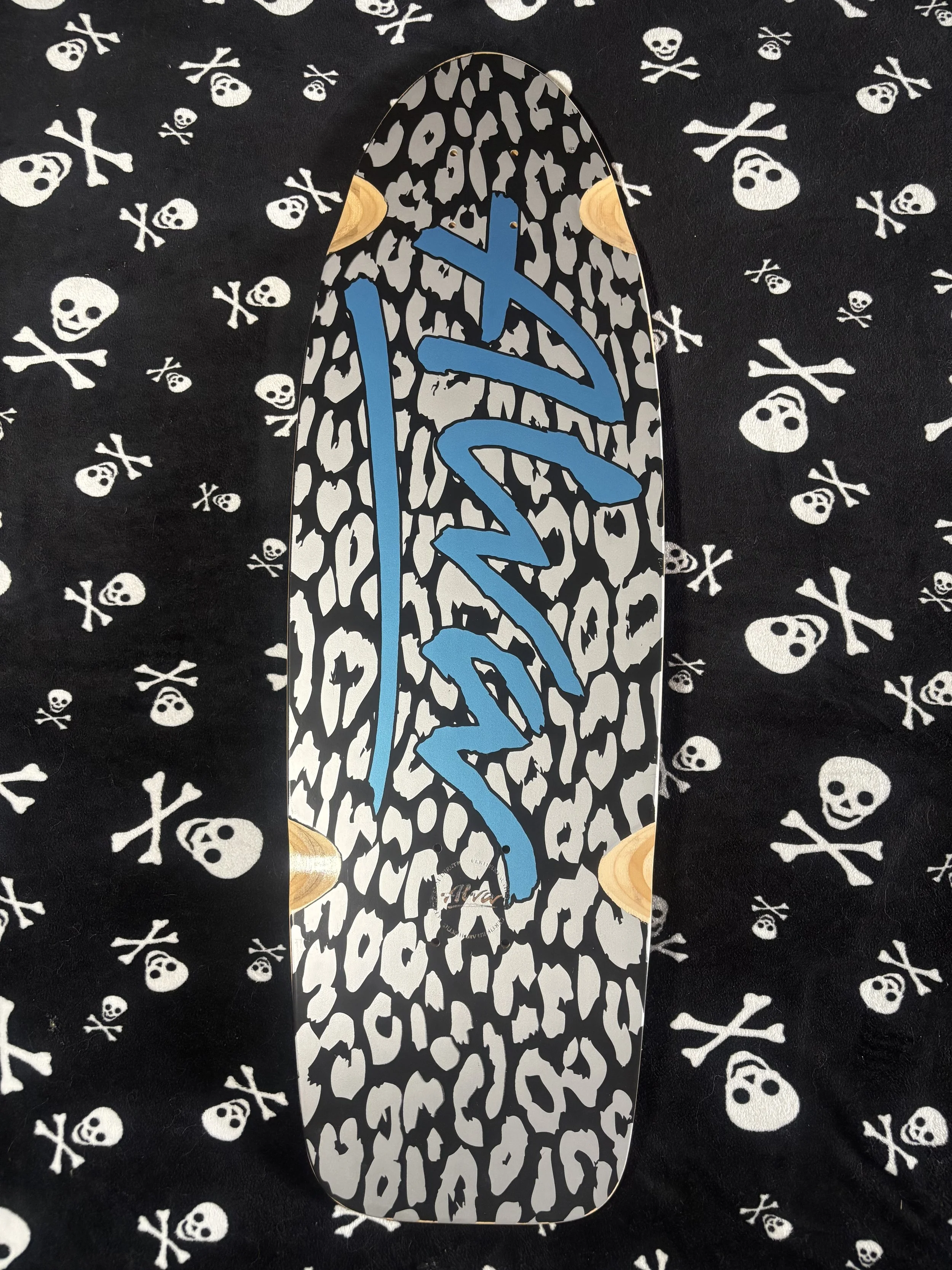 ALVA~ 1979 LEOPARD METALLIC BLUE SKATEBOARD DECK
