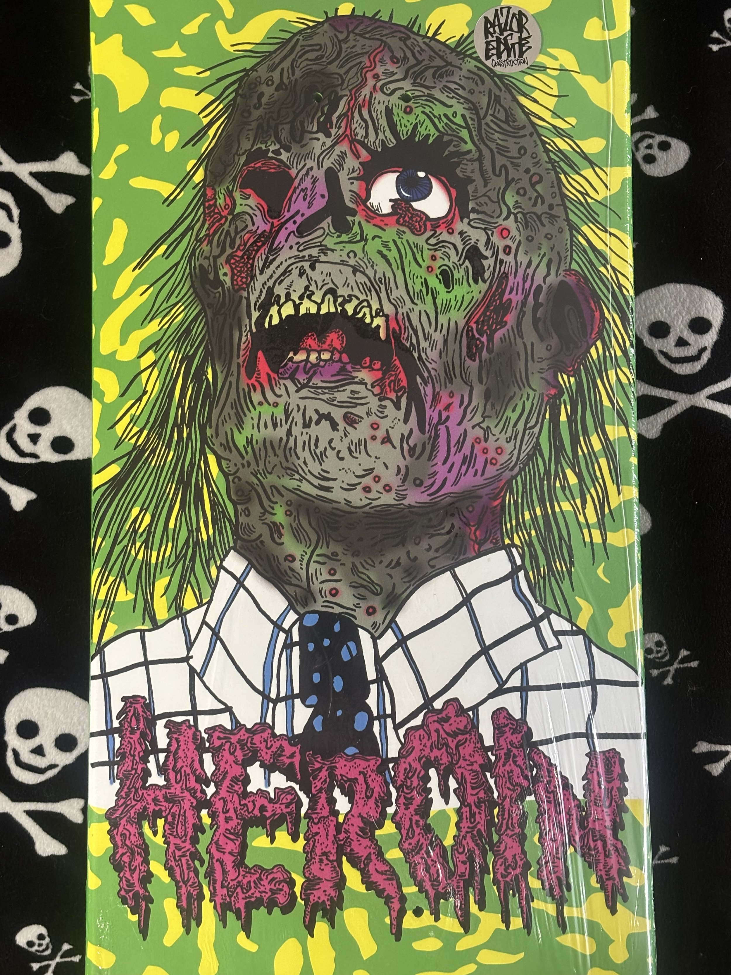 HEROIN~ DEAD DAVE DEAD HEAD SKATEBOARD DECK