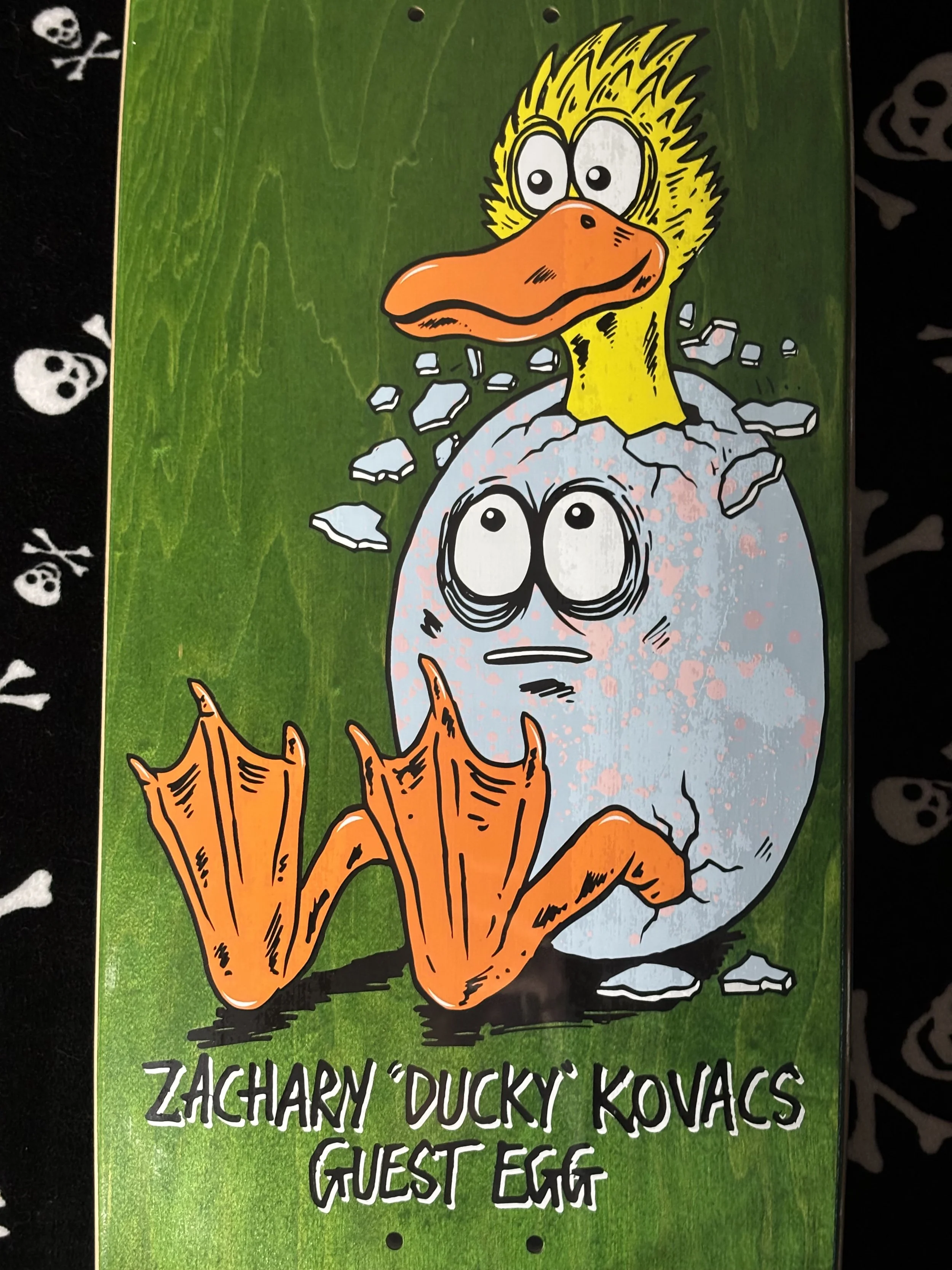 HEROIN~ ZACHARY "DUCKY" KOVACS GUEST MODEL SKATEBOARD DECK