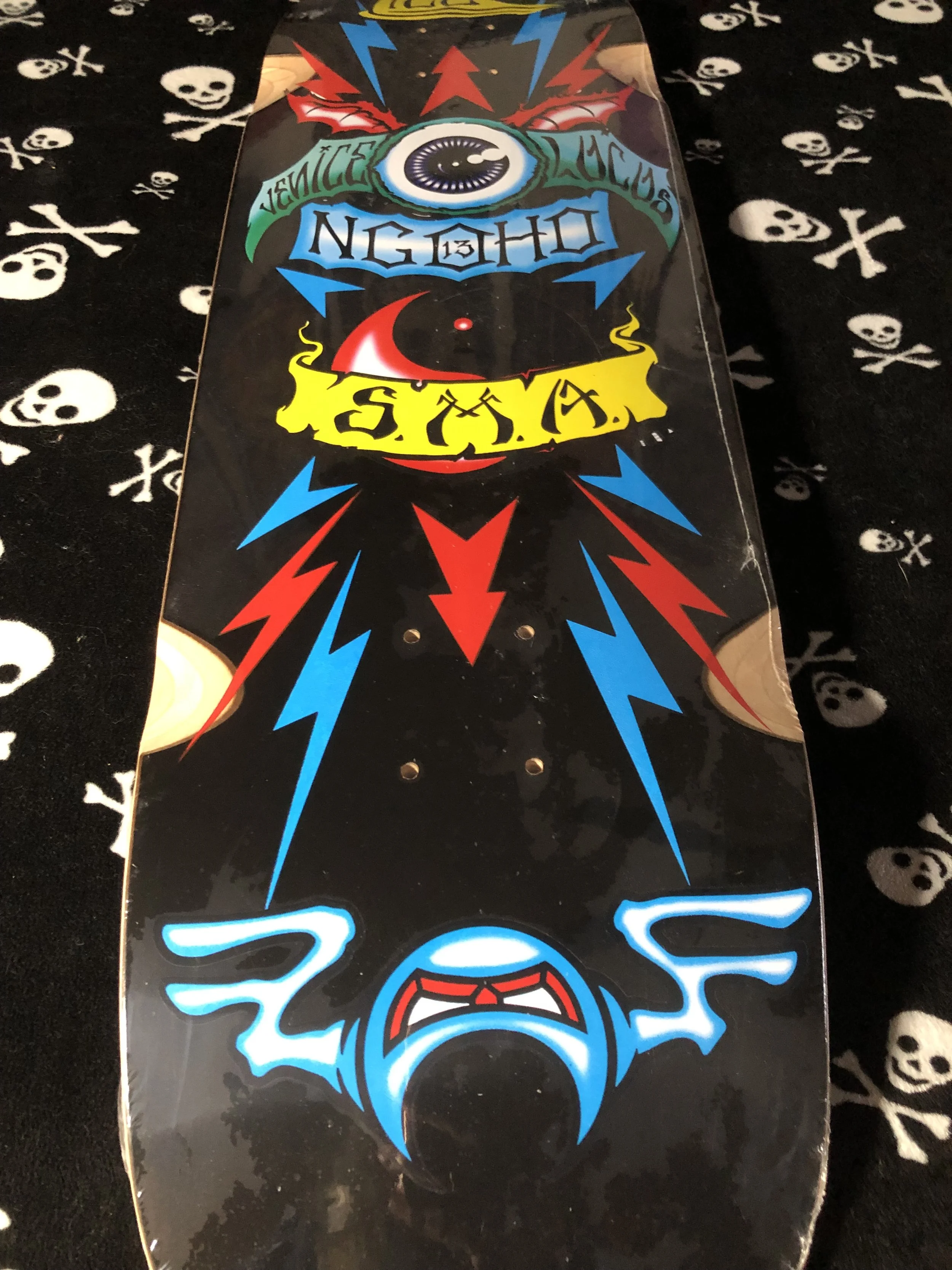 SMA X MADRID~ PAT NGOHO BLACK FORMICA SKATEBOARD DECK