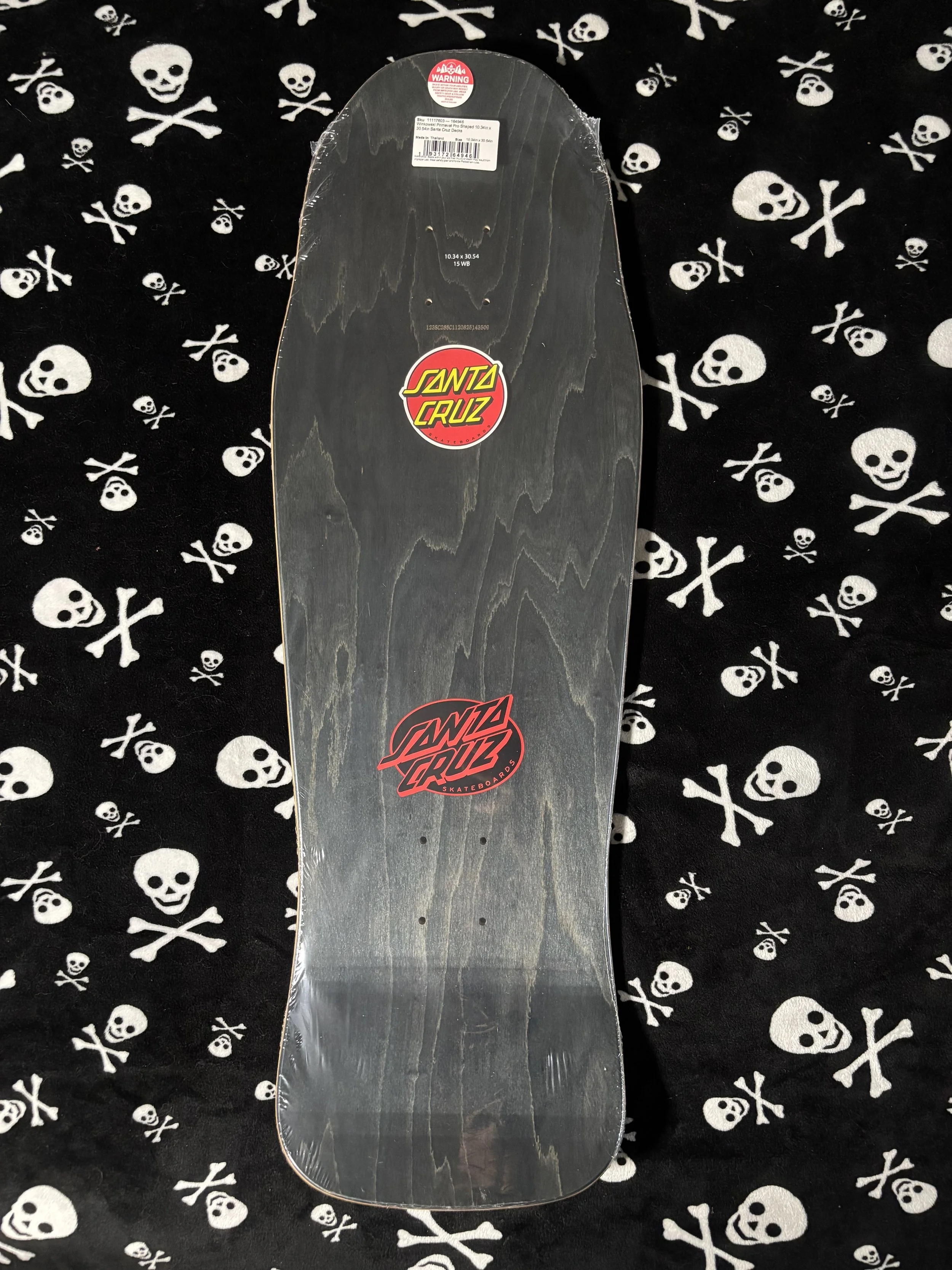 SANTA CRUZ~ WINKOWSKI PRIMEVAL PRO SHAPED SKATEBOARD DECK