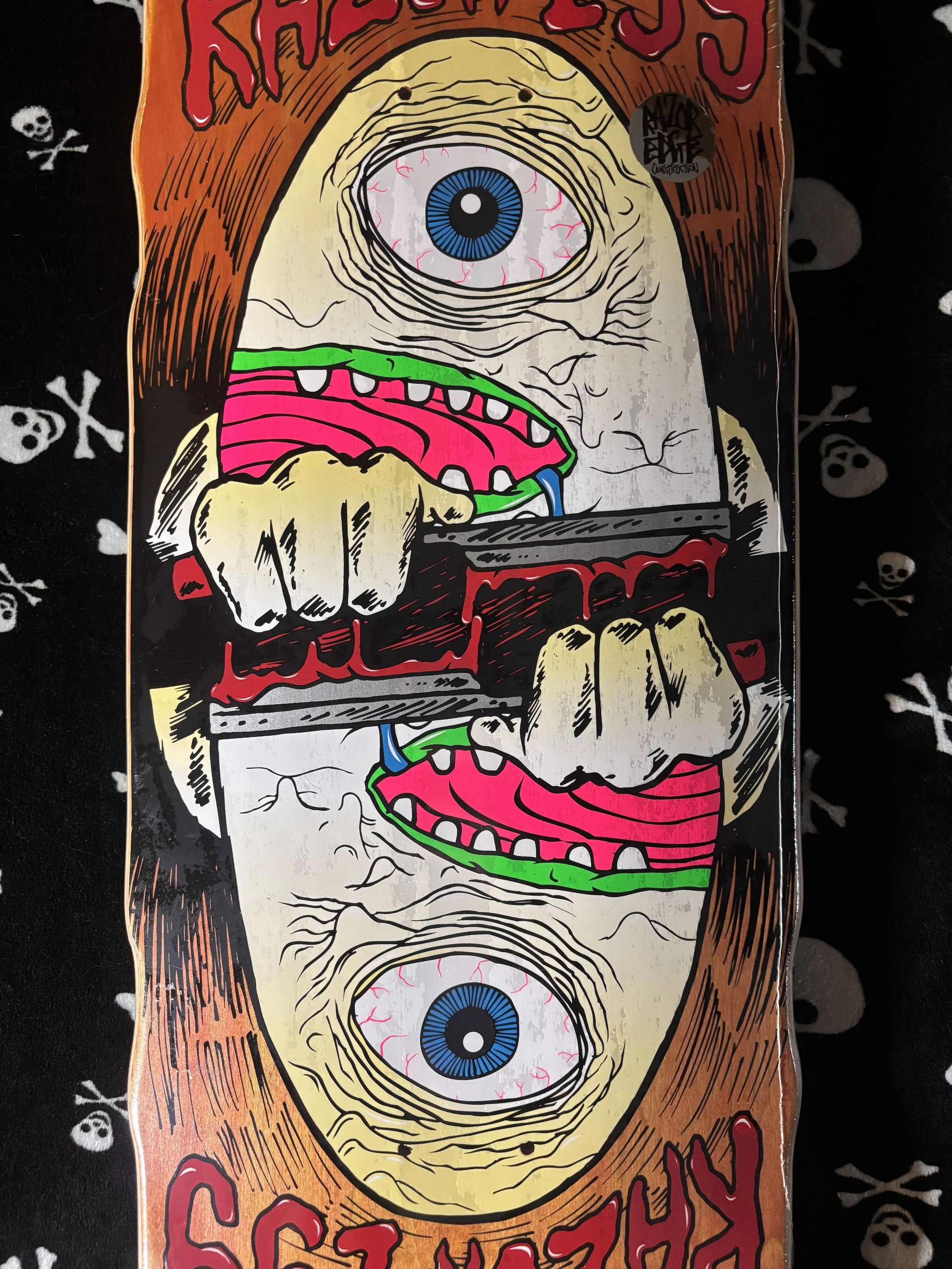 HEROIN~ MUTANT RAZOR EGG SKATEBOARD DECK