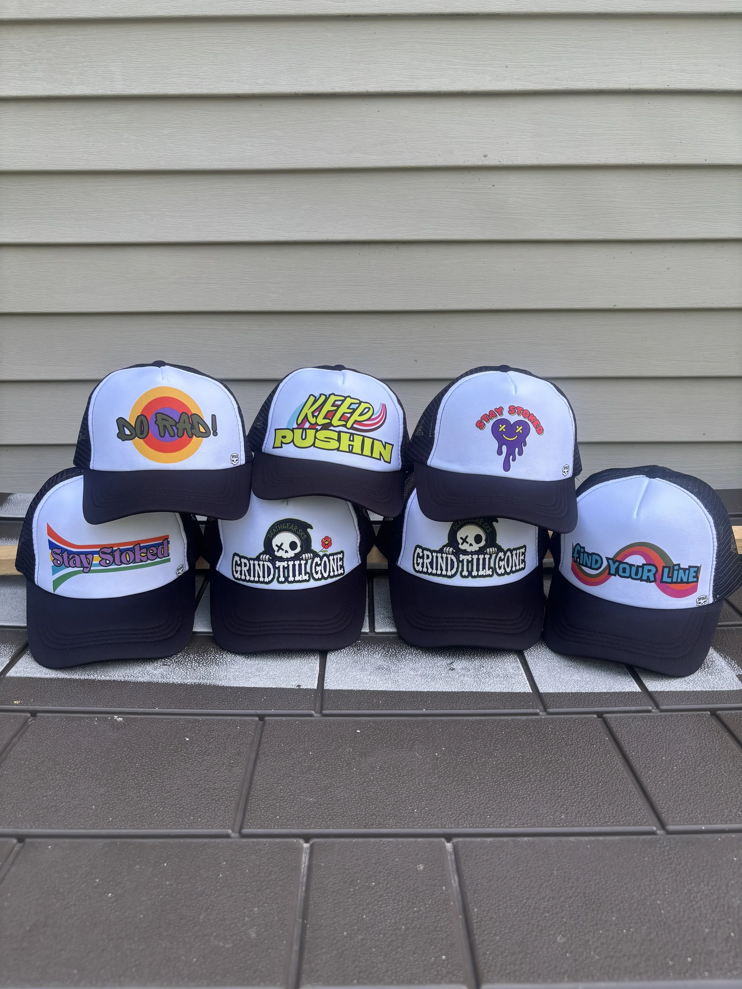 DEATHGEAR X M3  ASSORTED TRUCKER HATS