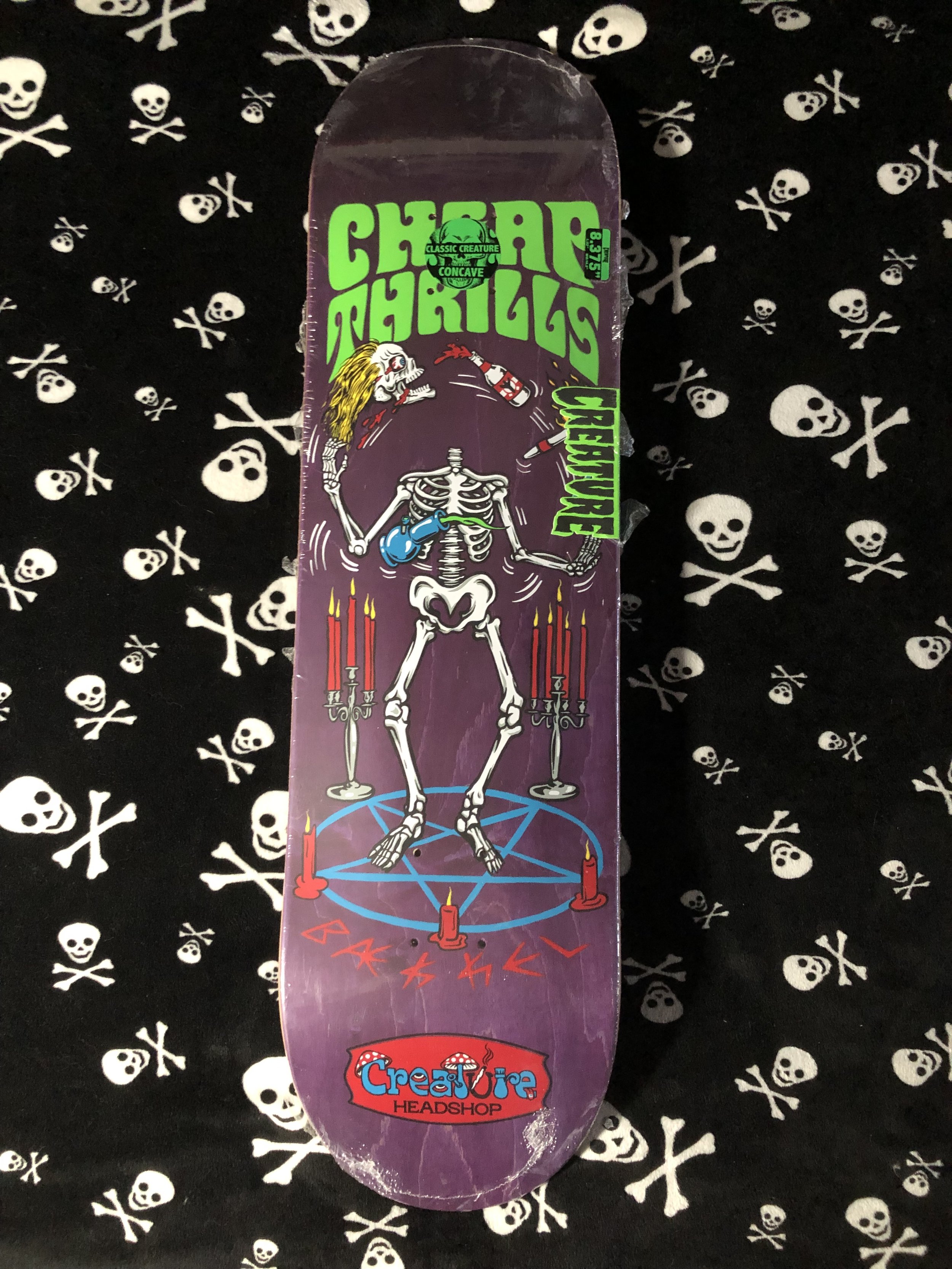 CREATURE~ BAEKKEL CHEAP THRILLS SKATEBOARD DECK