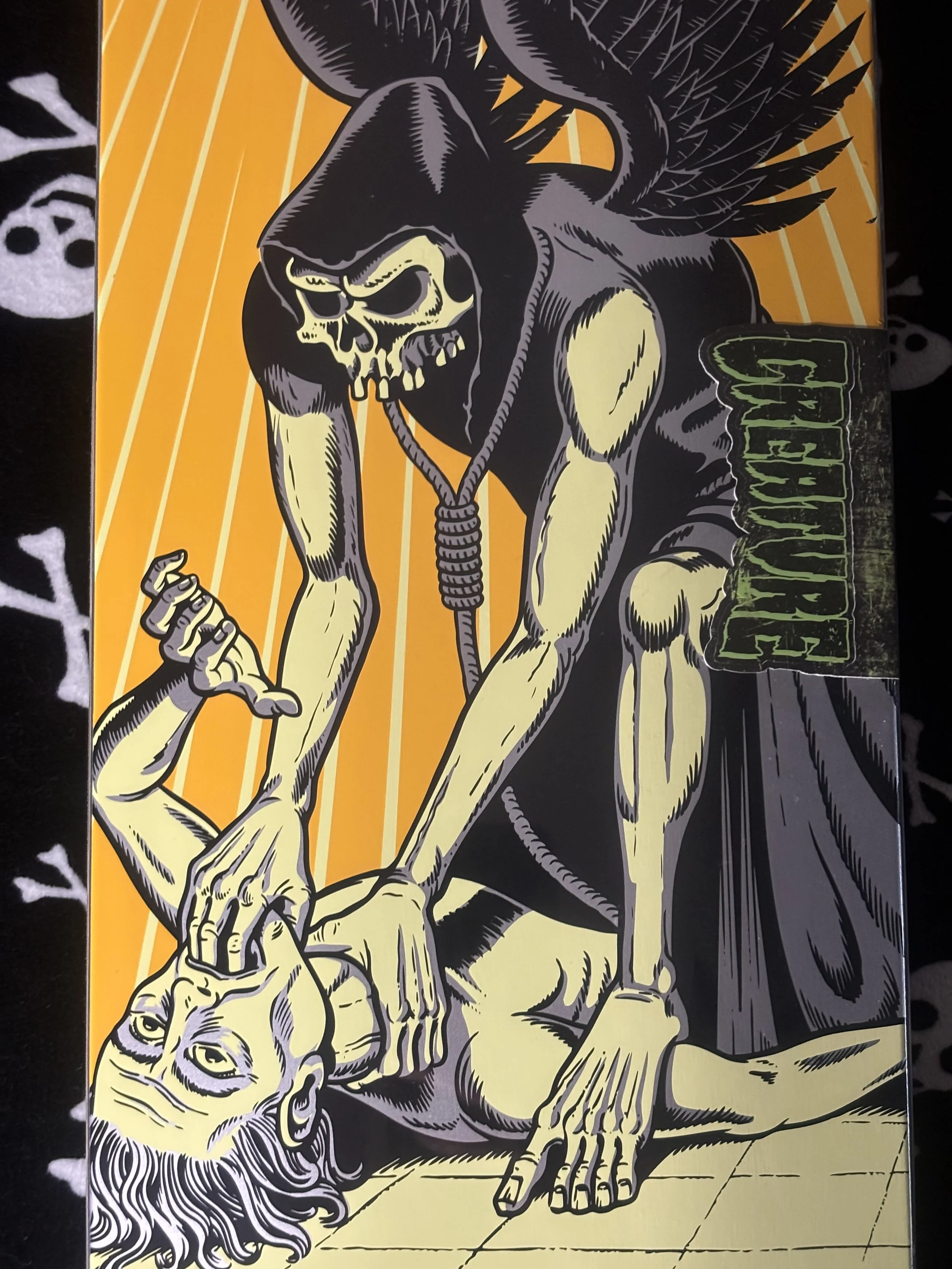 CREATURE~ NAVARRETTE ANGEL OF DEATH XL SKATEBOARD DECK