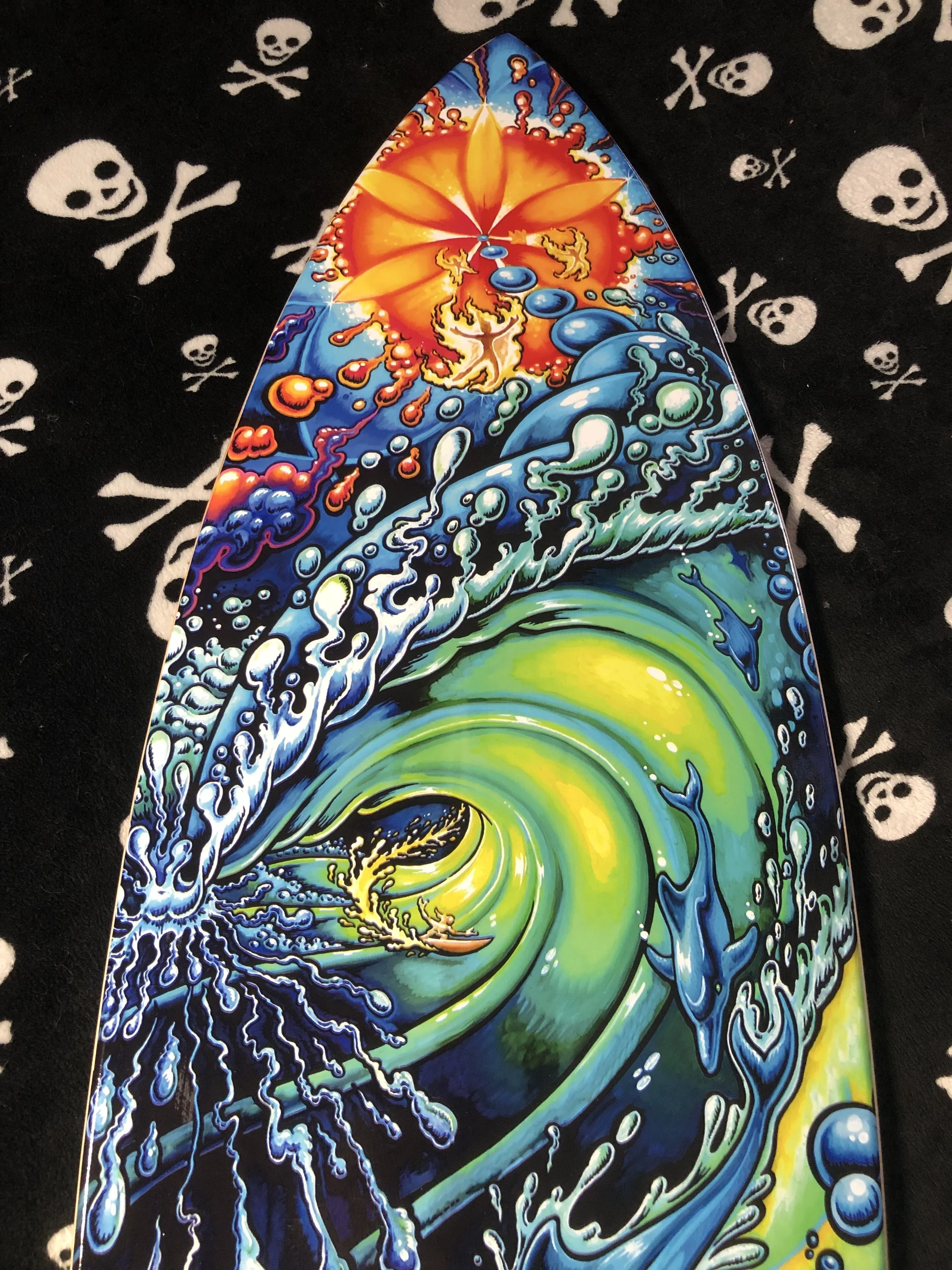 DREW BROPHY~ WE ARE THE UNIVERSE SKATEBOARD DECK — DEATHGEAR PRODUCTS ...