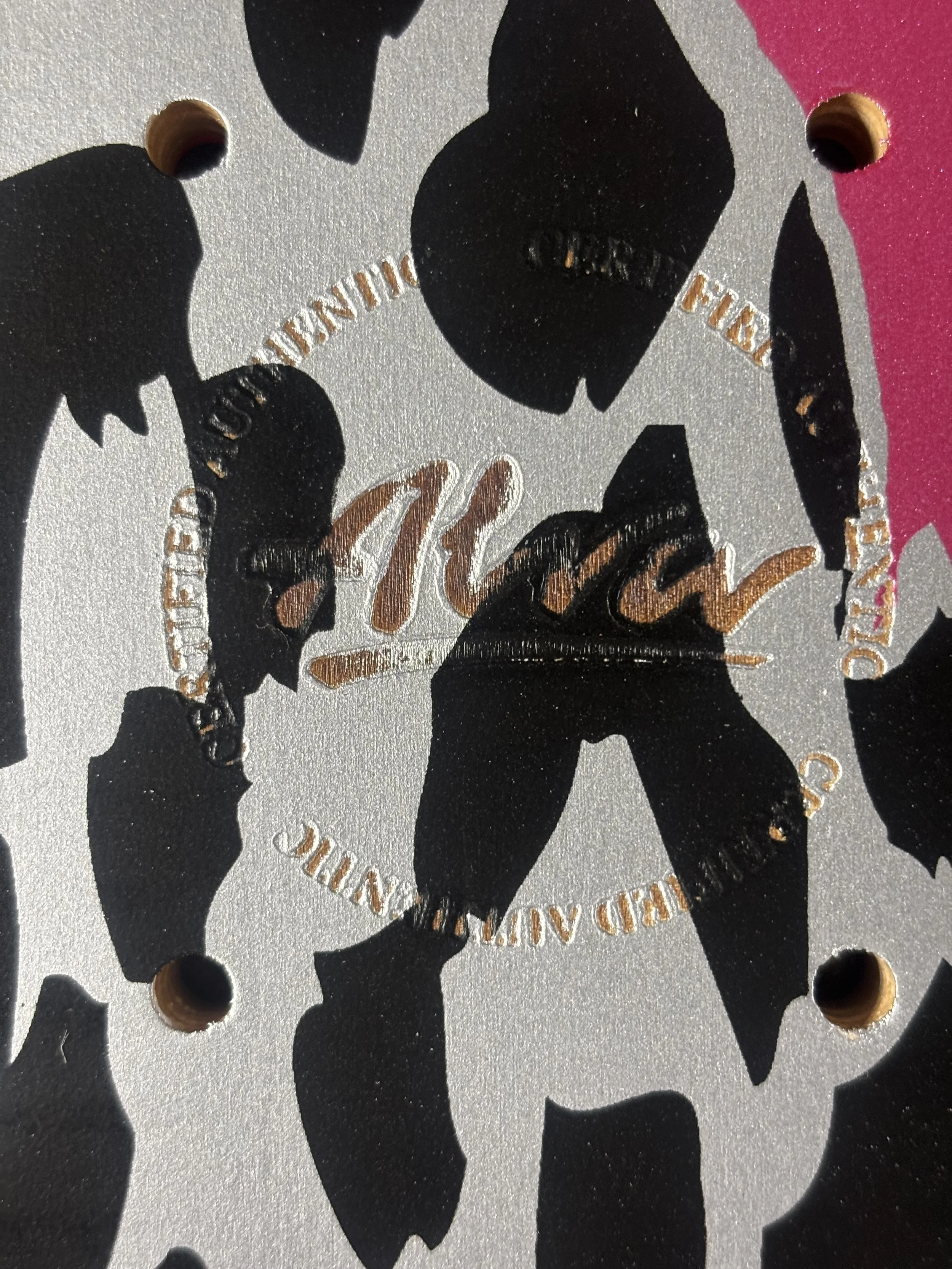 ALVA~ 1979 LEOPARD METALLIC MAGENTA SKATEBOARD DECK