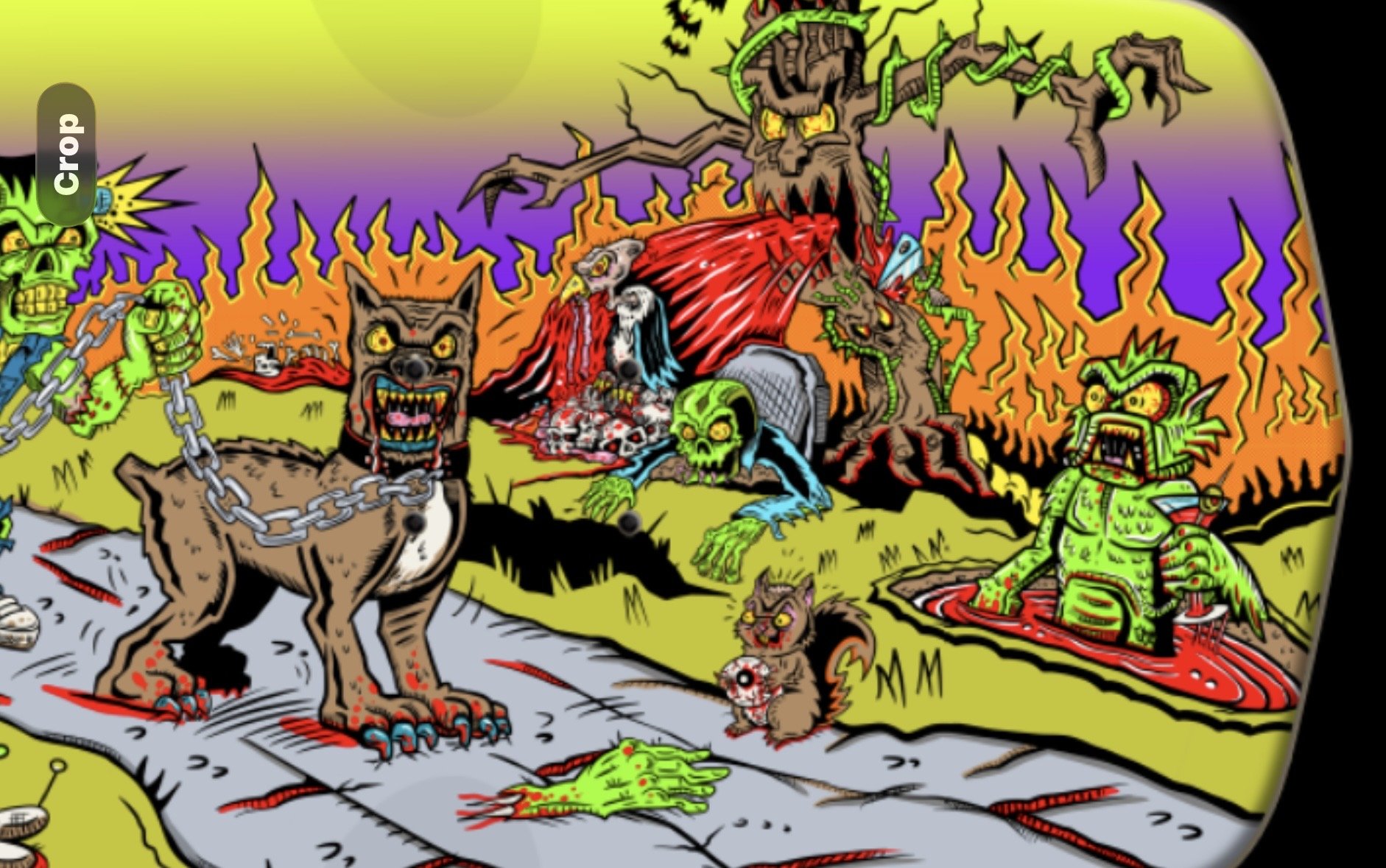 SIGNED~ DEATHGEAR SKATEBOARDS~ THERE GHOULS THE NEIGHBORHOOD  EXTREMELY LIMITED TO 25 WITH ONLY 10 SIGNED SKATEBOARD DECKS