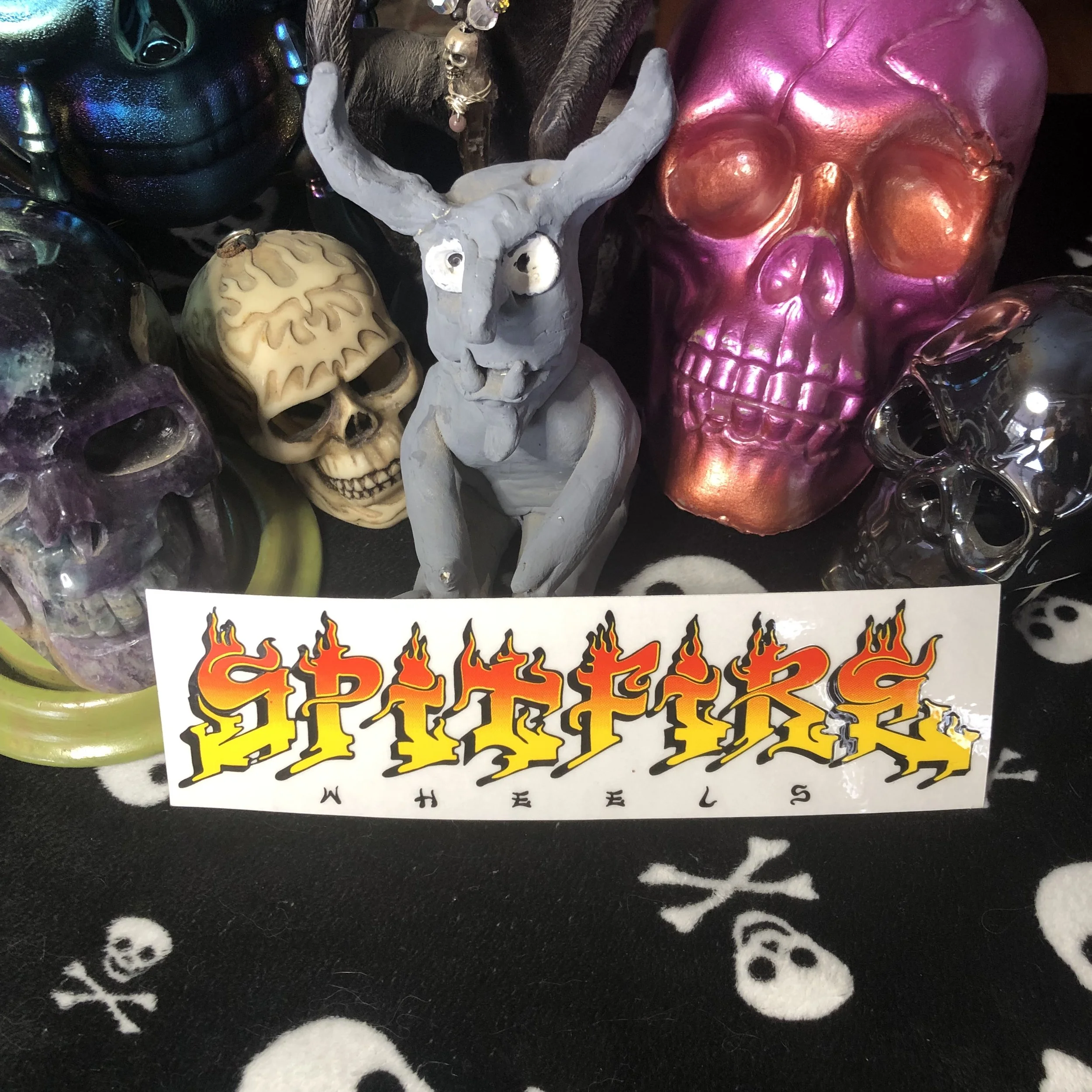SPITFIRE FLAME 8" LOGO STICKER