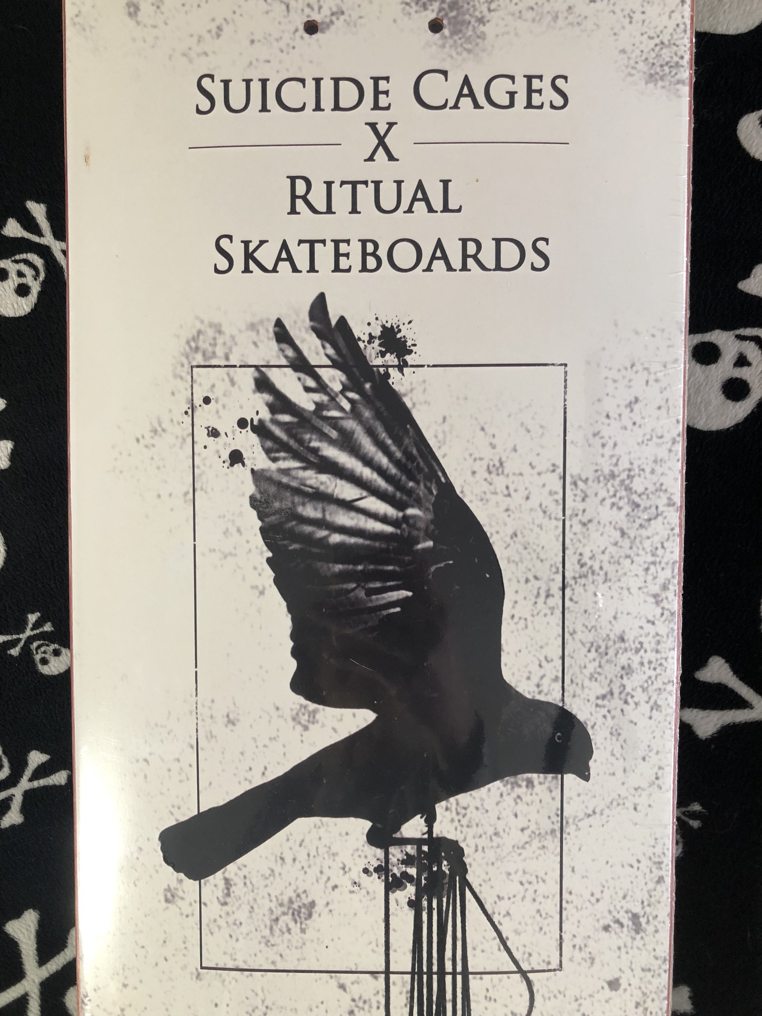 RITUAL~ SUICIDE CAGES RAVEN SKATEBOARD DECK