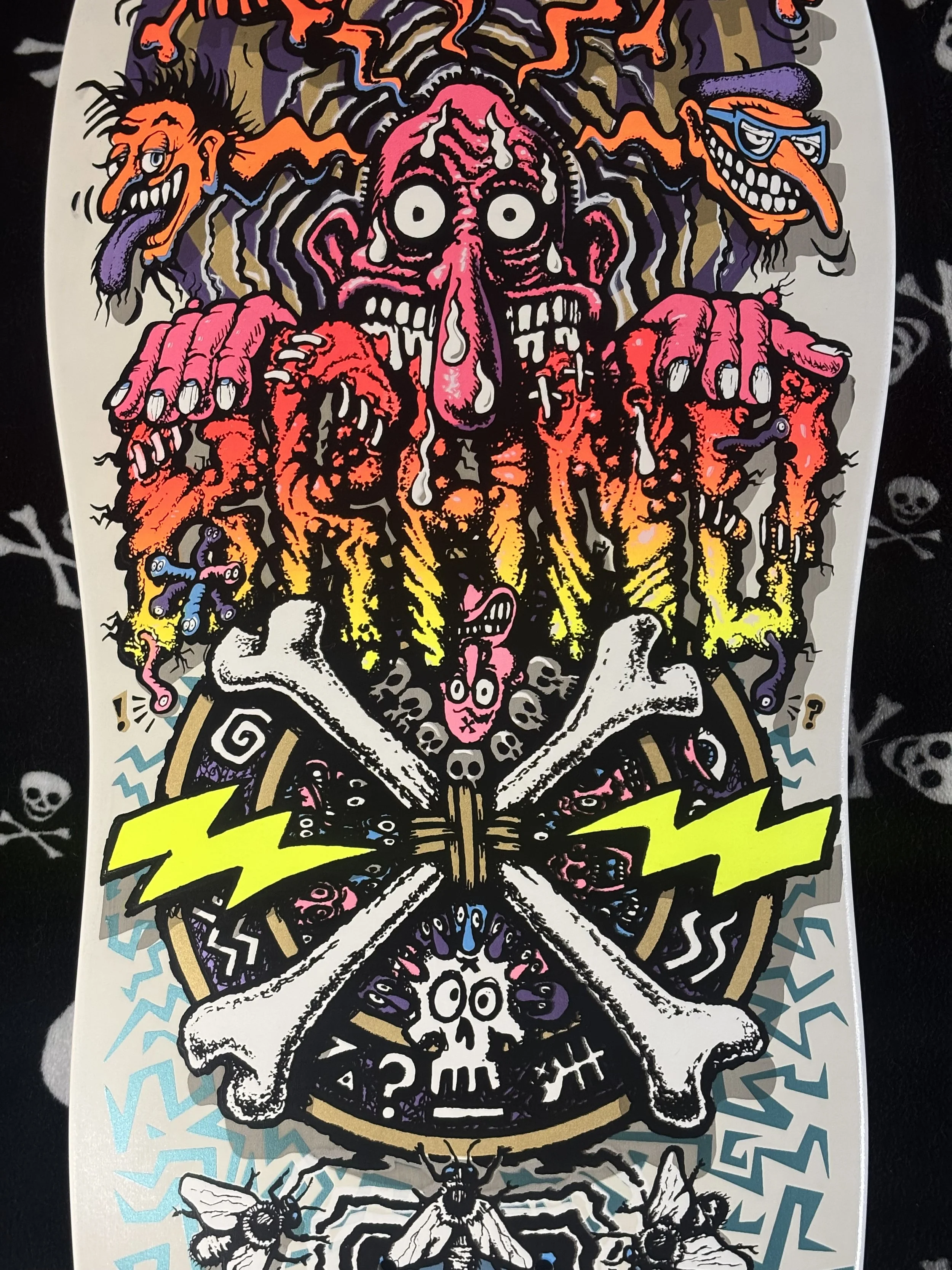 BRAND-X~ X-DREAM WHITE SKATEBOARD DECK