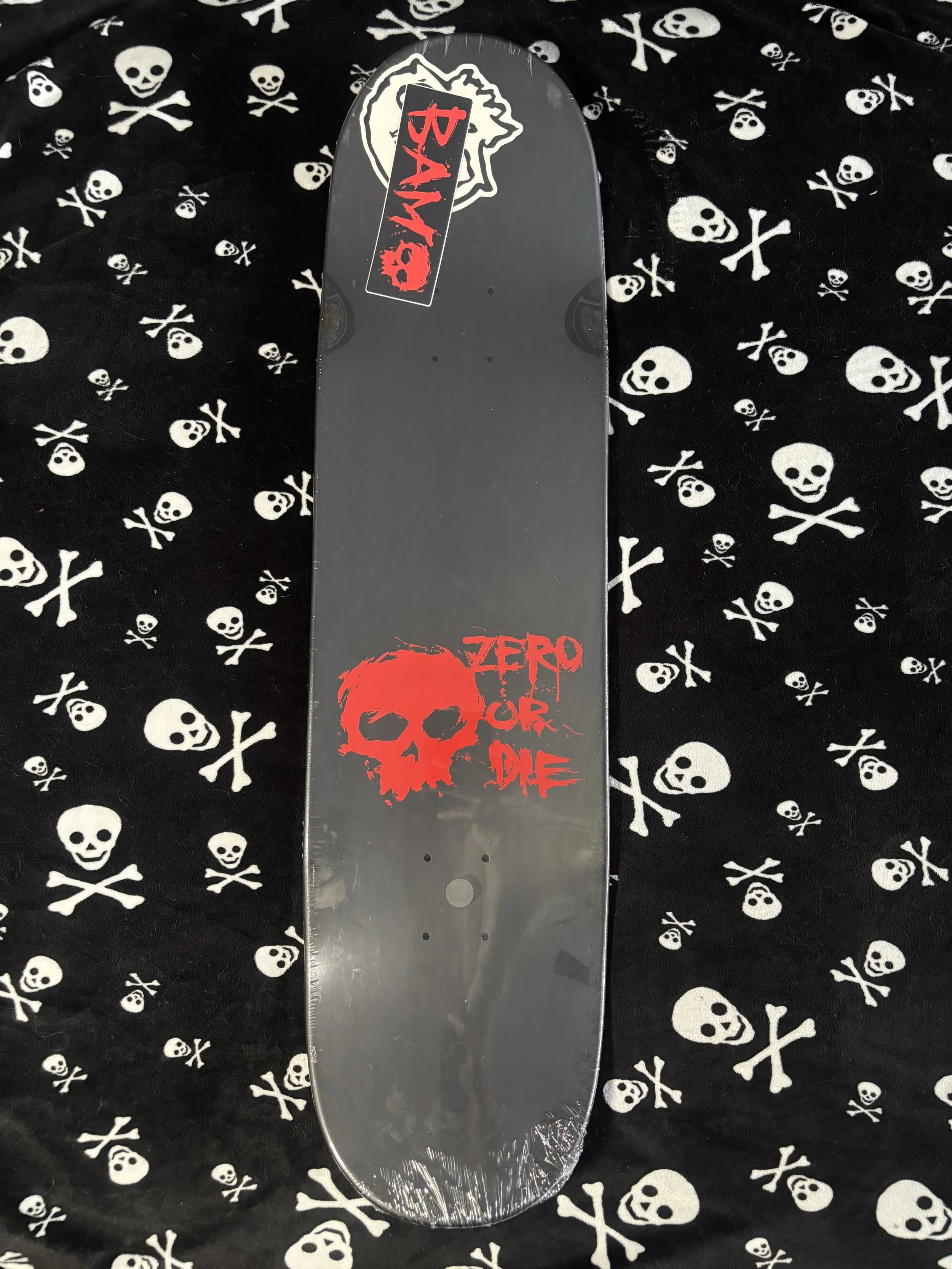 ZERO~ BAM BLOOD TEXT SKATEBOARD DECK