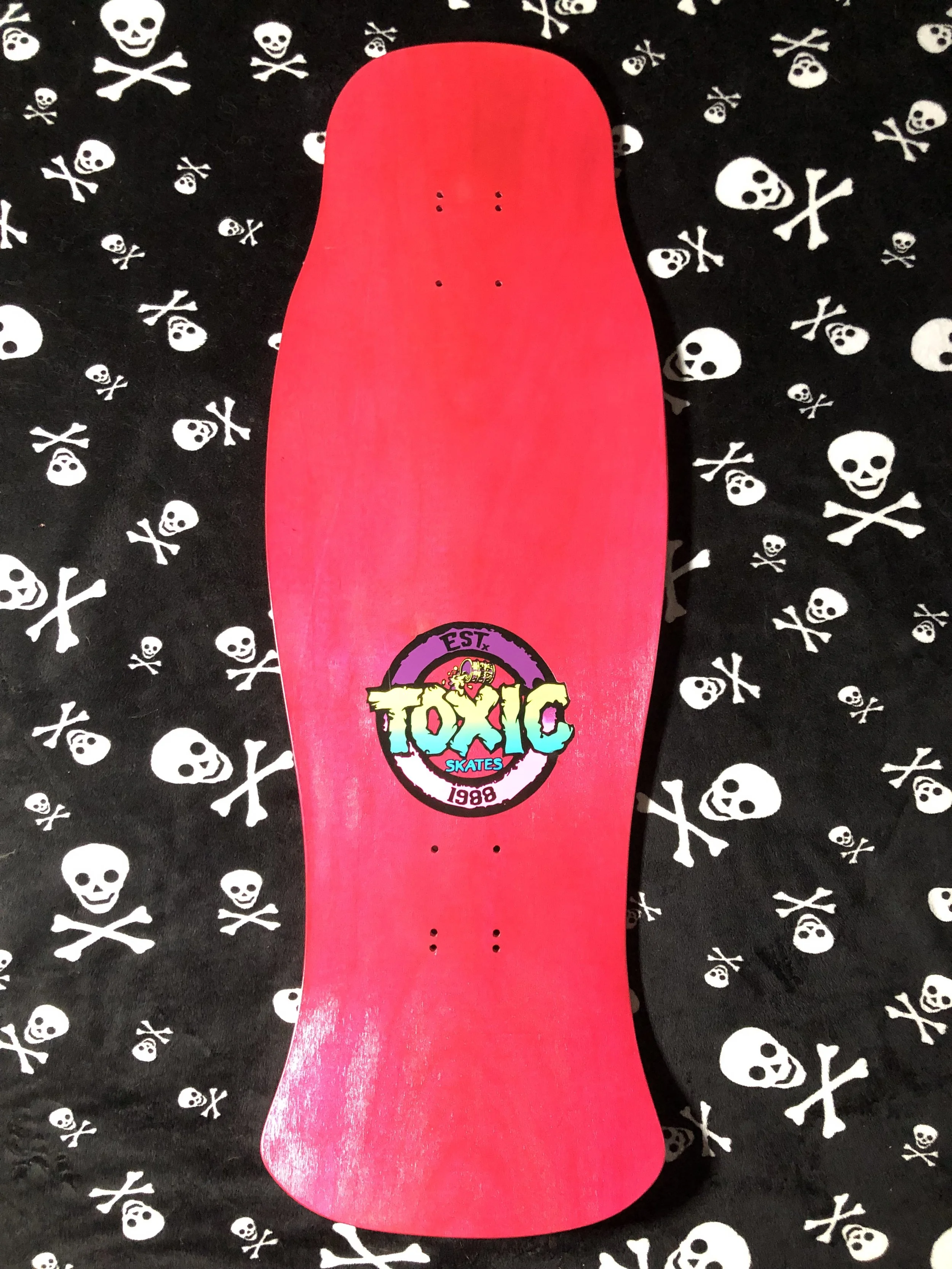 BRAND•X•TOXIC~ DENNY RIORDON MEN-IN-THE-HEAD LIMITED EDITION (1 of 10) SKATEBOARD DECK
